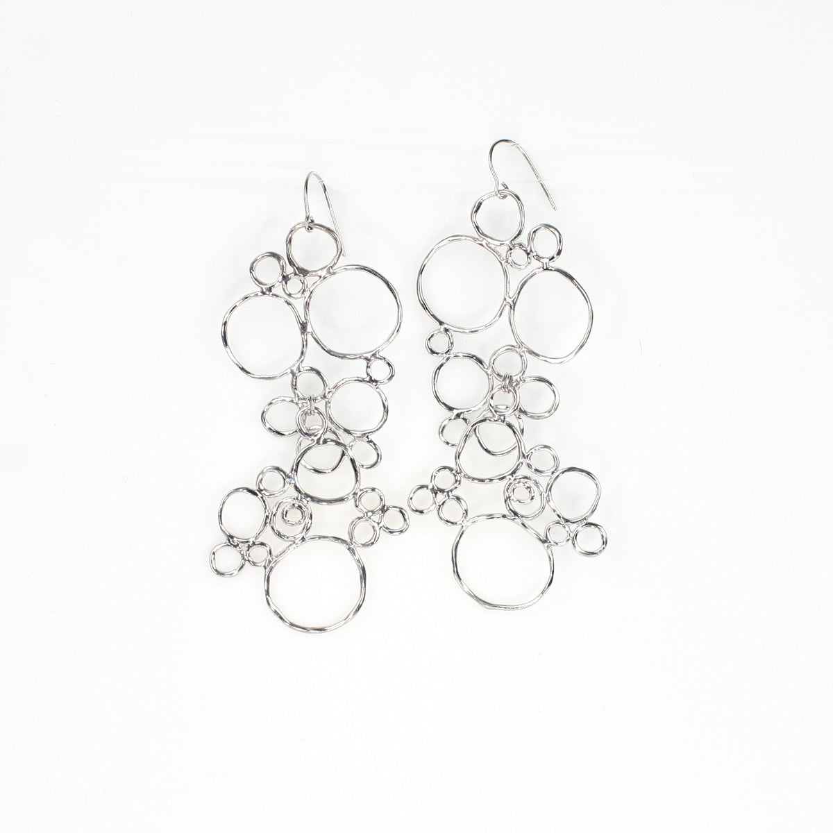 BUBBLE PLAIN sterling silver earrings by Duong Jewelry
#color_no-plating