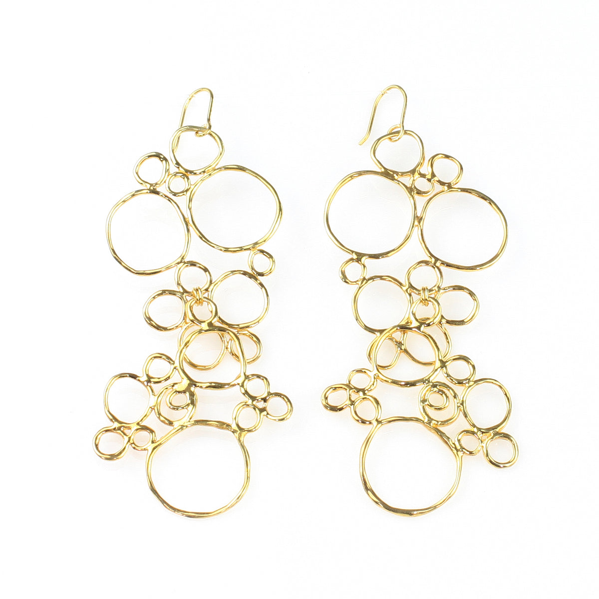 BUBBLE PLAIN sterling silver earrings by Duong Jewelry
#color_22k-yellow-gold