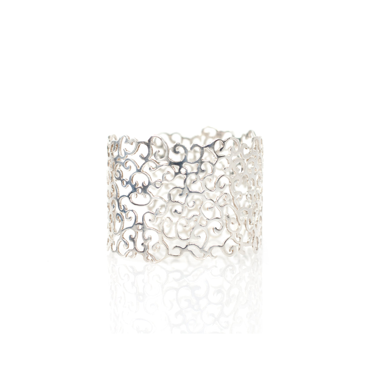 CHARMING ORIENT CUT OUT MIDI sterling silver cuff by Duong Jewelry
#color_no-plating
