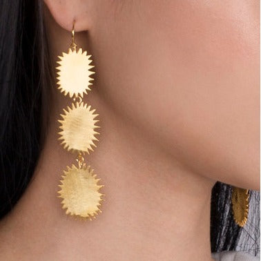 DURIAN silver earrings