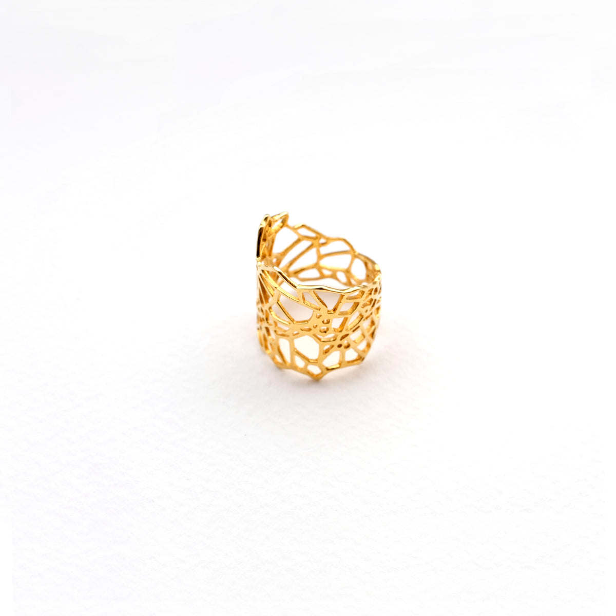 FUJI sterling silver ring by Duong Jewelry
#color_22k-yellow-gold