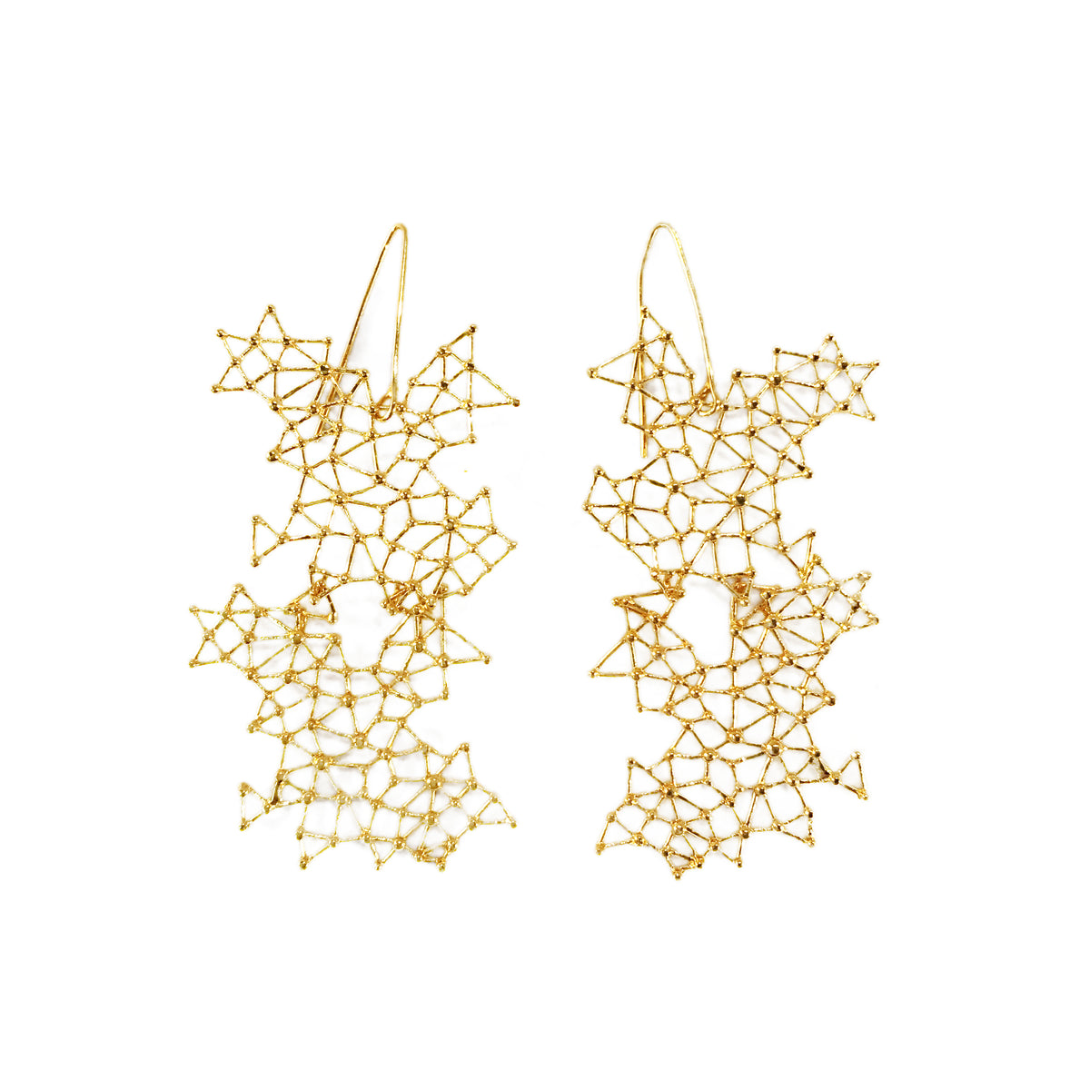 GALAXUS brass earrings by Duong Jewelry
#color_22k-yellow-gold