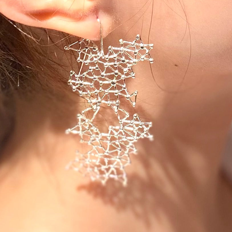 GALAXUS silver earrings