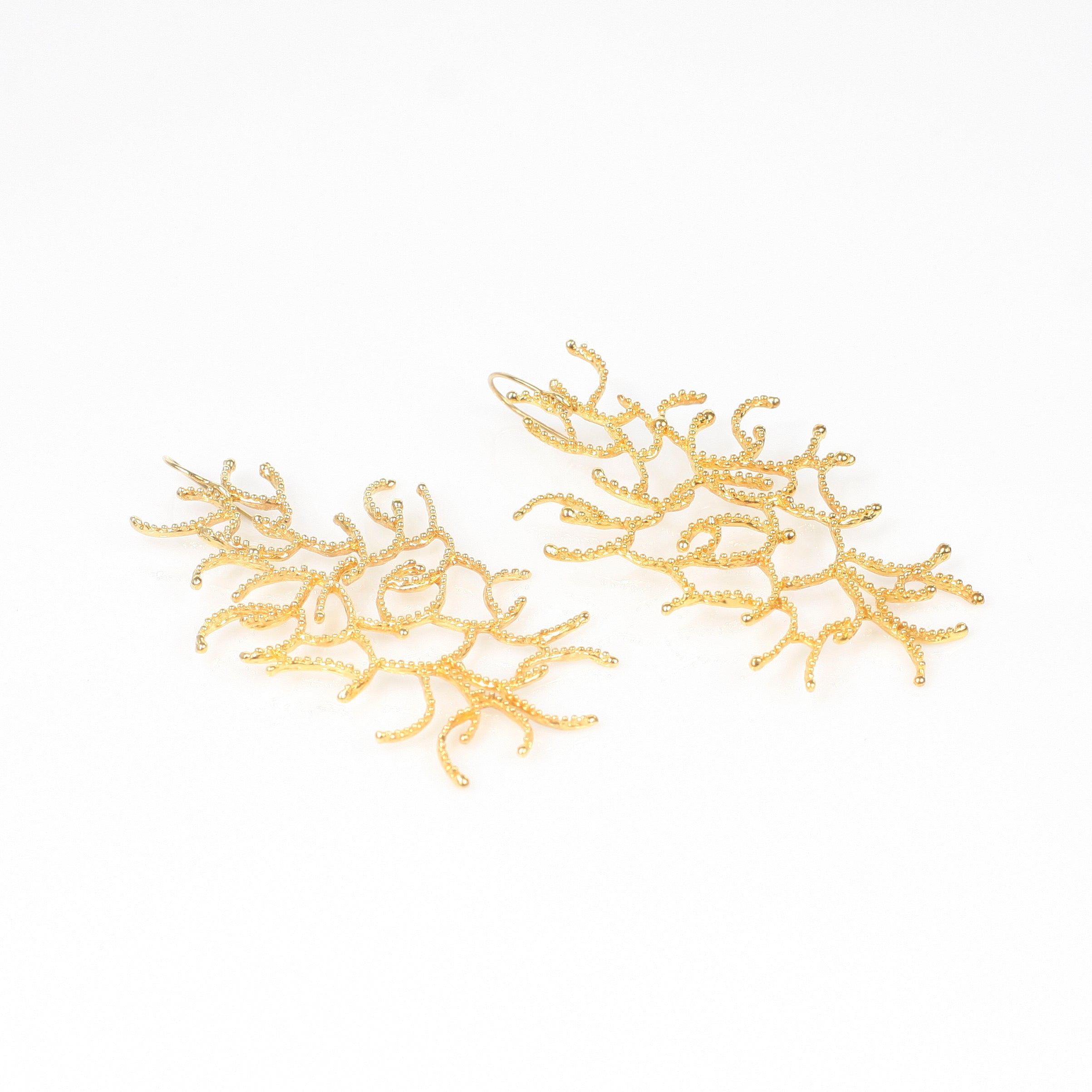 GLY GLY brass earrings by Duong Jewelry
#color_22k-yellow-gold