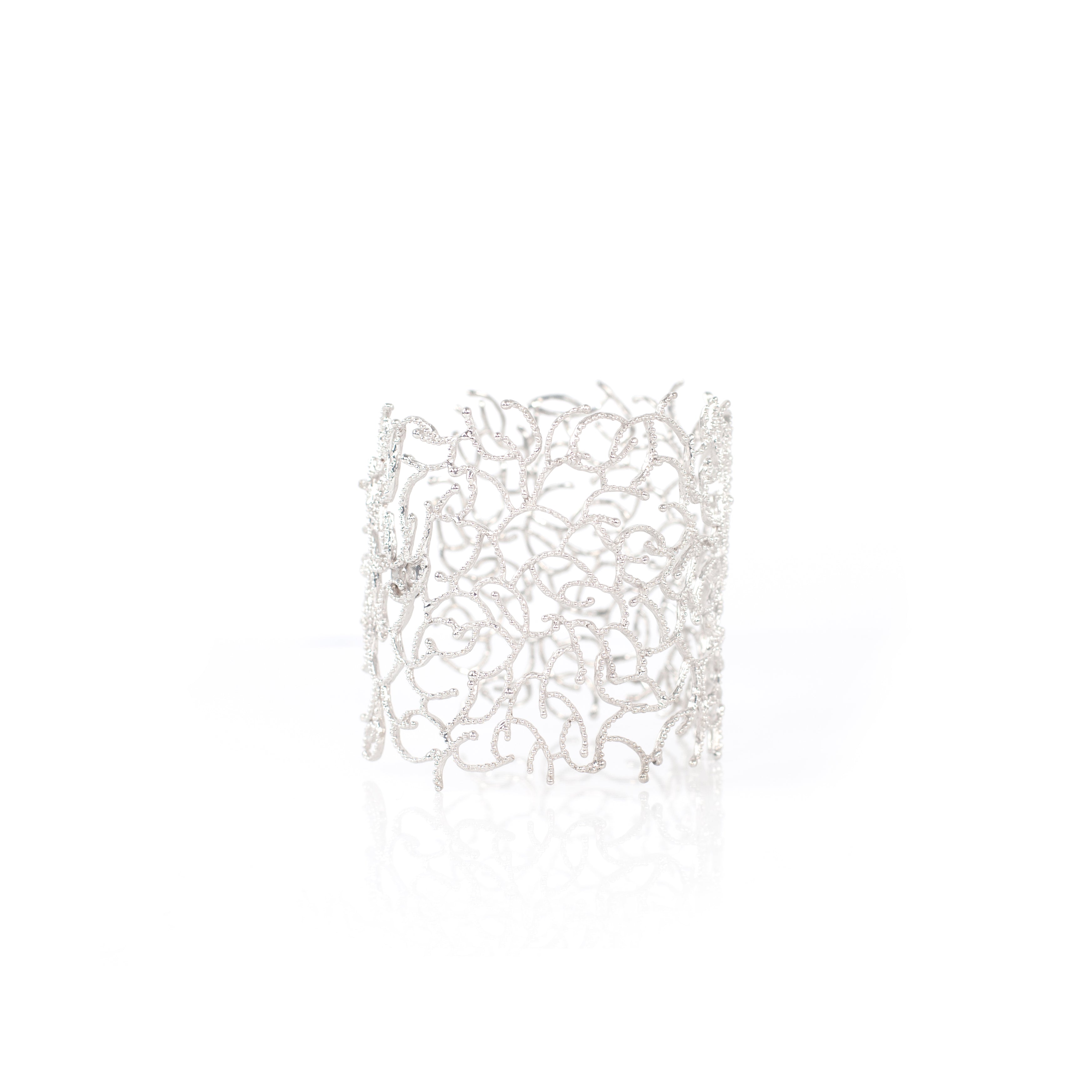 GLY GLY sterling silver cuff by Duong Jewelry
#color_no-plating