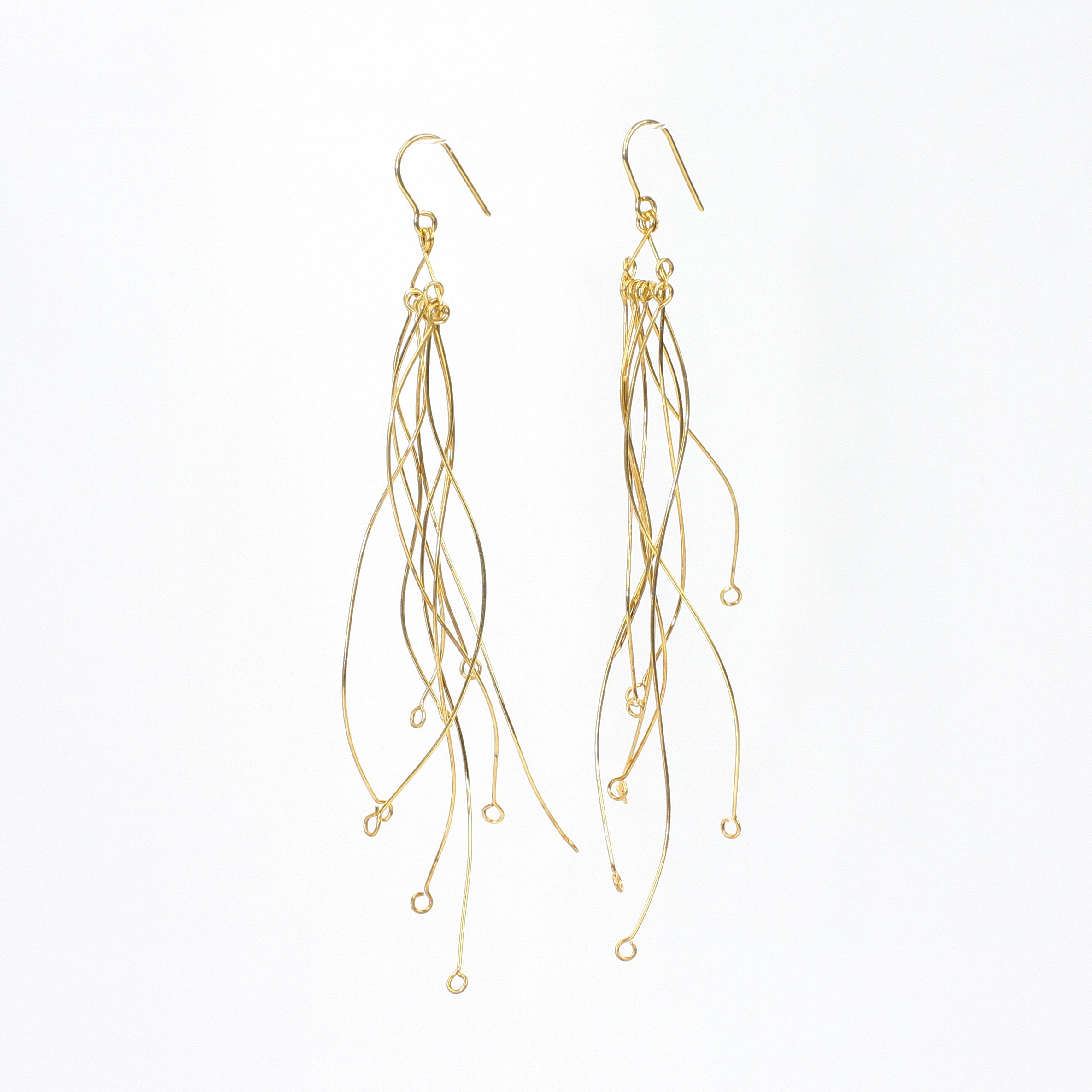 JELLYFISH sterling silver earrings by Duong Jewelry
#color_22k-yellow-gold