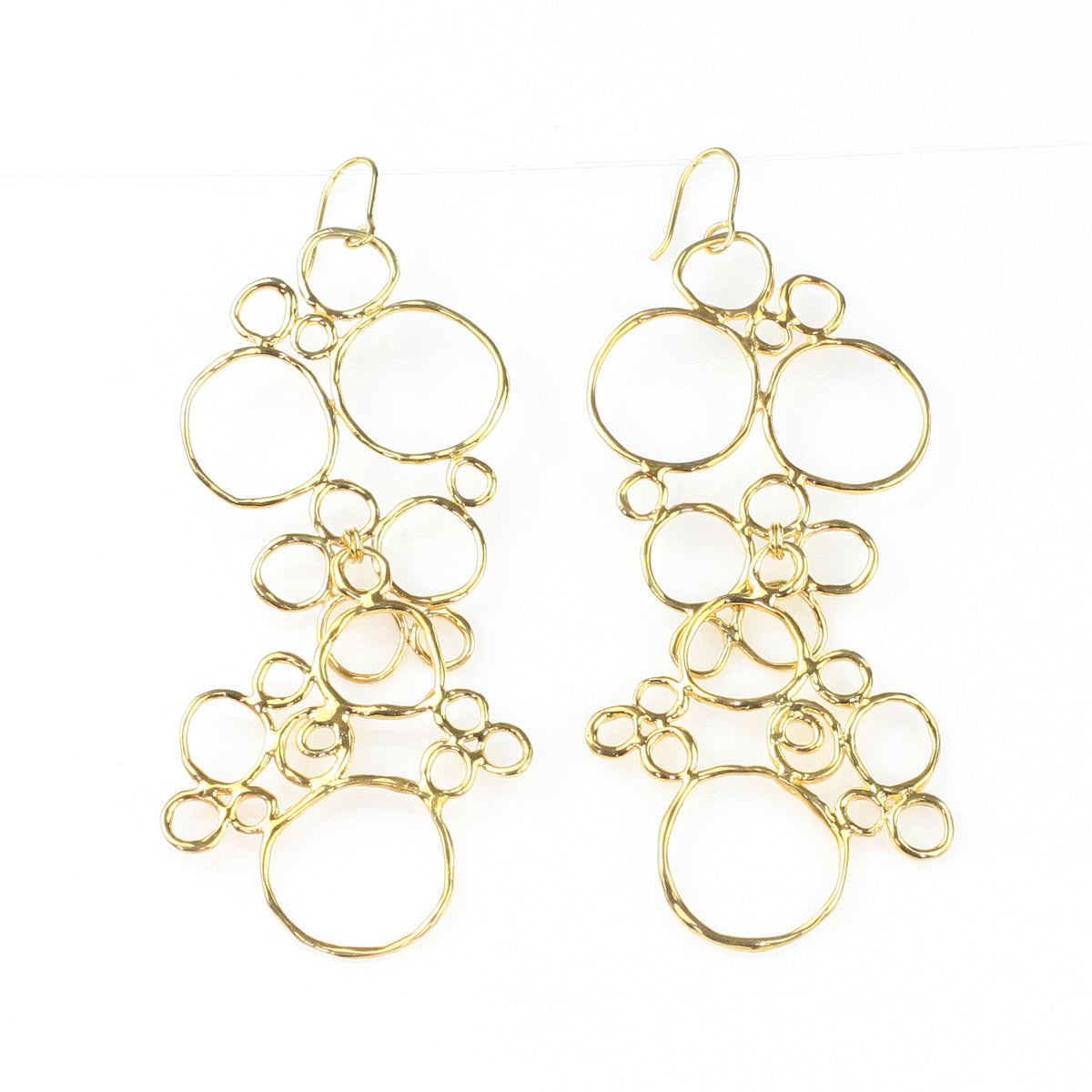 BUBBLE PLAIN brass earrings by Duong Jewelry
#color_22k-yellow-gold