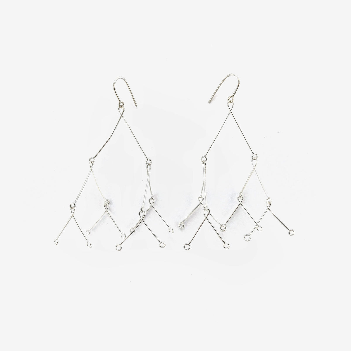 PRISCILLA BABY sterling silver earrings by Duong Jewelry
#color_no-plating