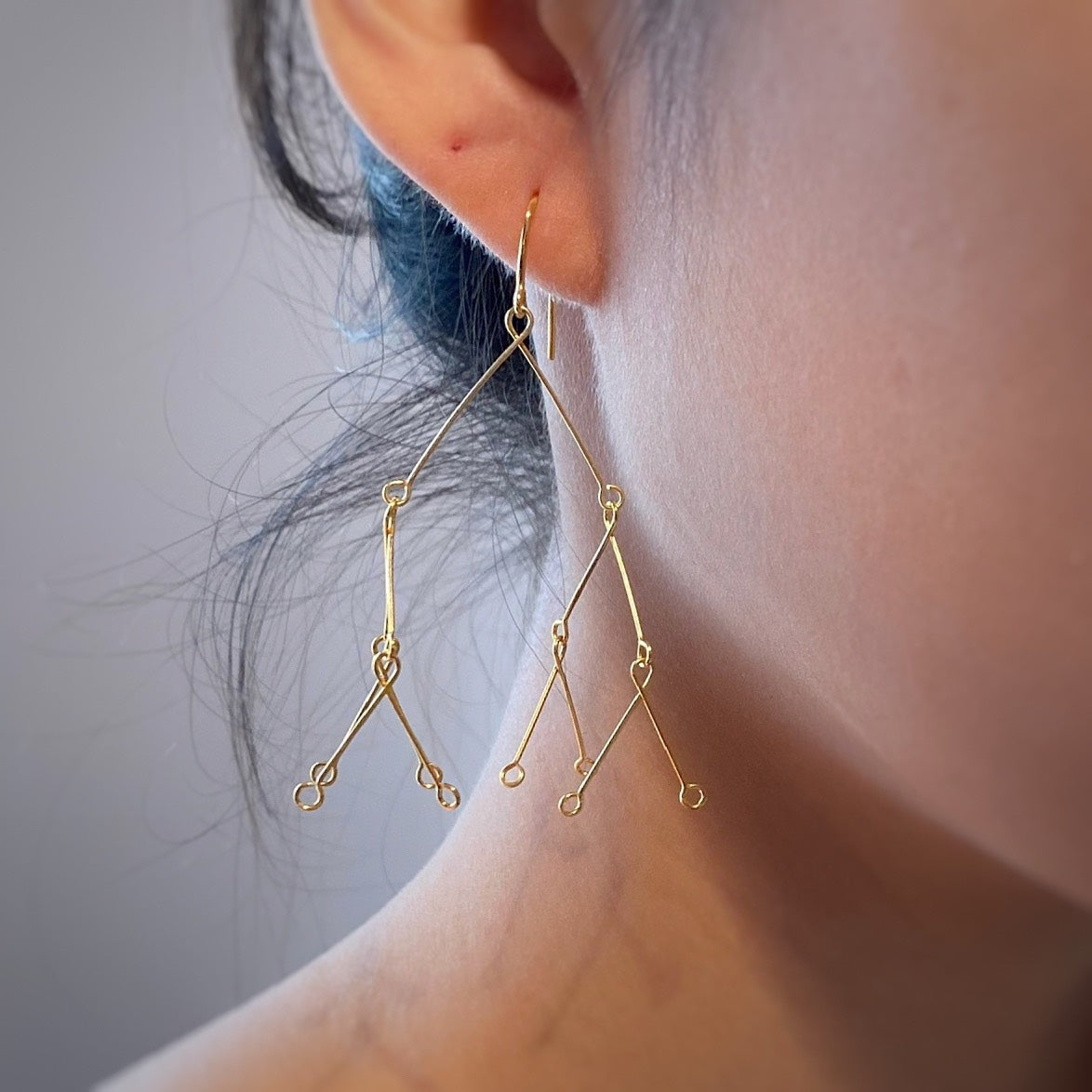 PRISCILLA BABY silver earrings