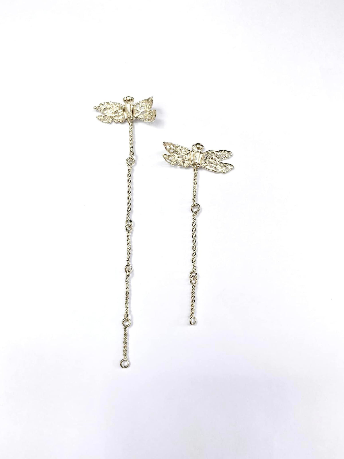 LIBELLULA sterling silver earrings by Duong Jewelry
#color_no-plating