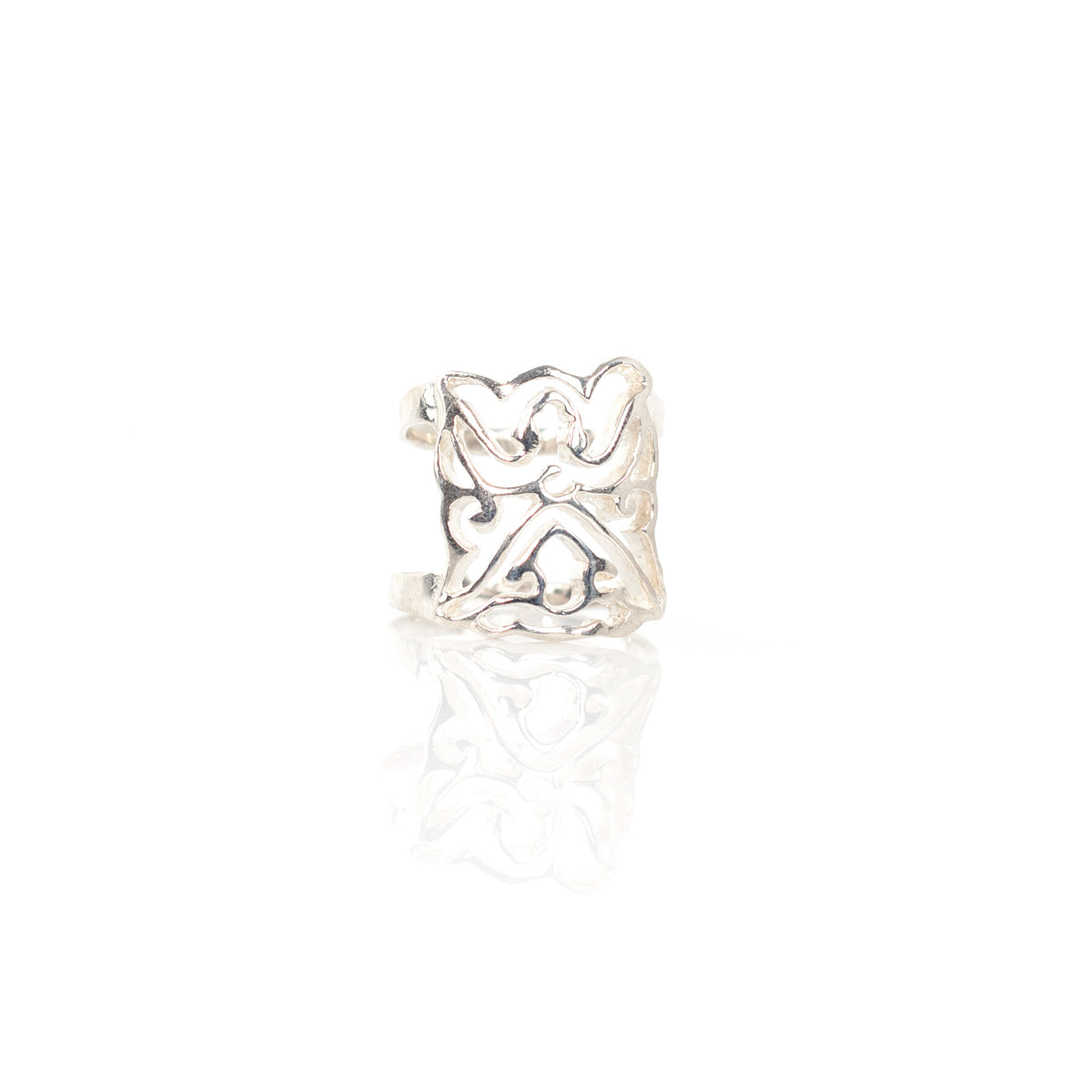 LOTUS MASK sterling silver ring by Duong Jewlery
#color_no-plating