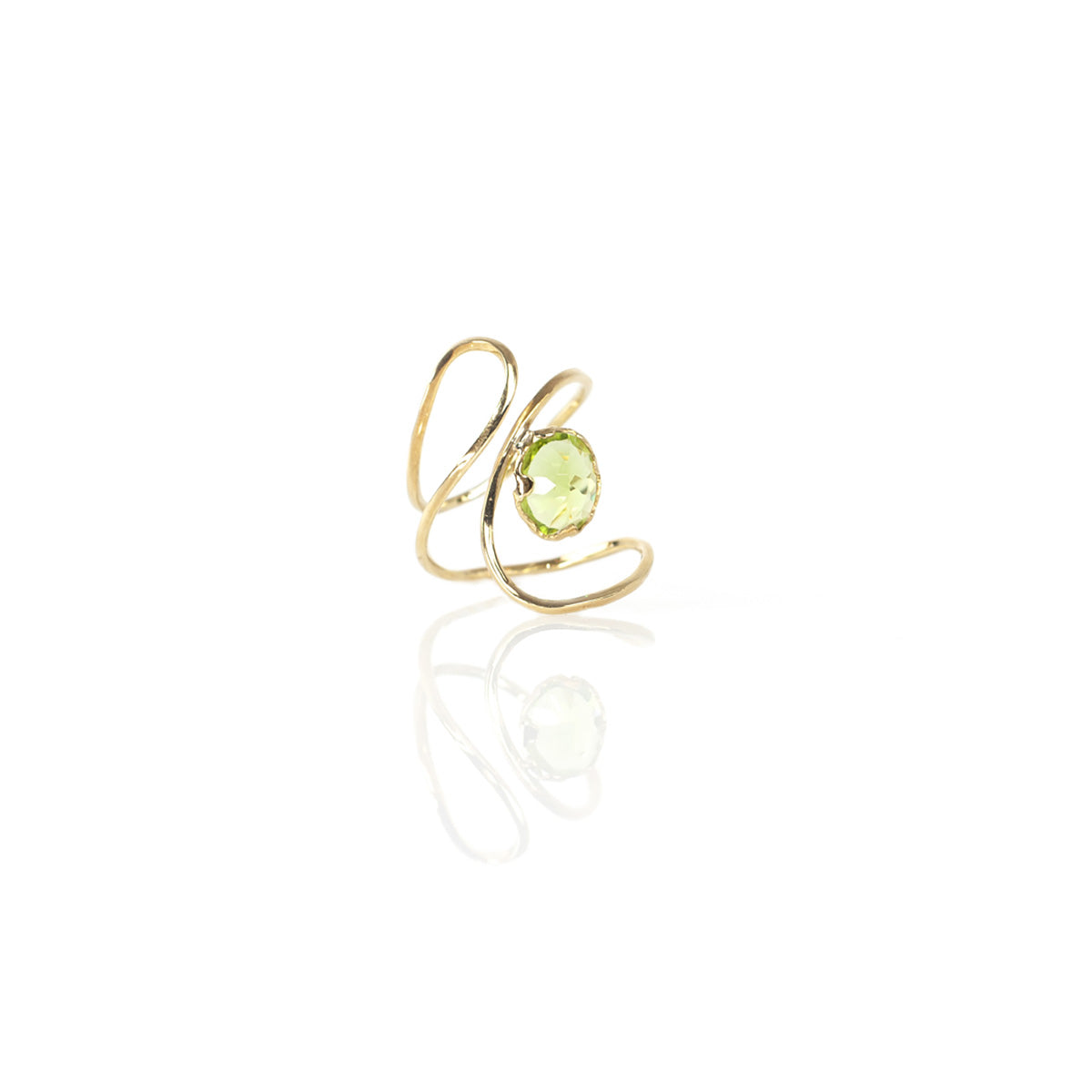 LULU peridot sterling silver ring by Duong Jewelry
#color_22k-yellow-gold