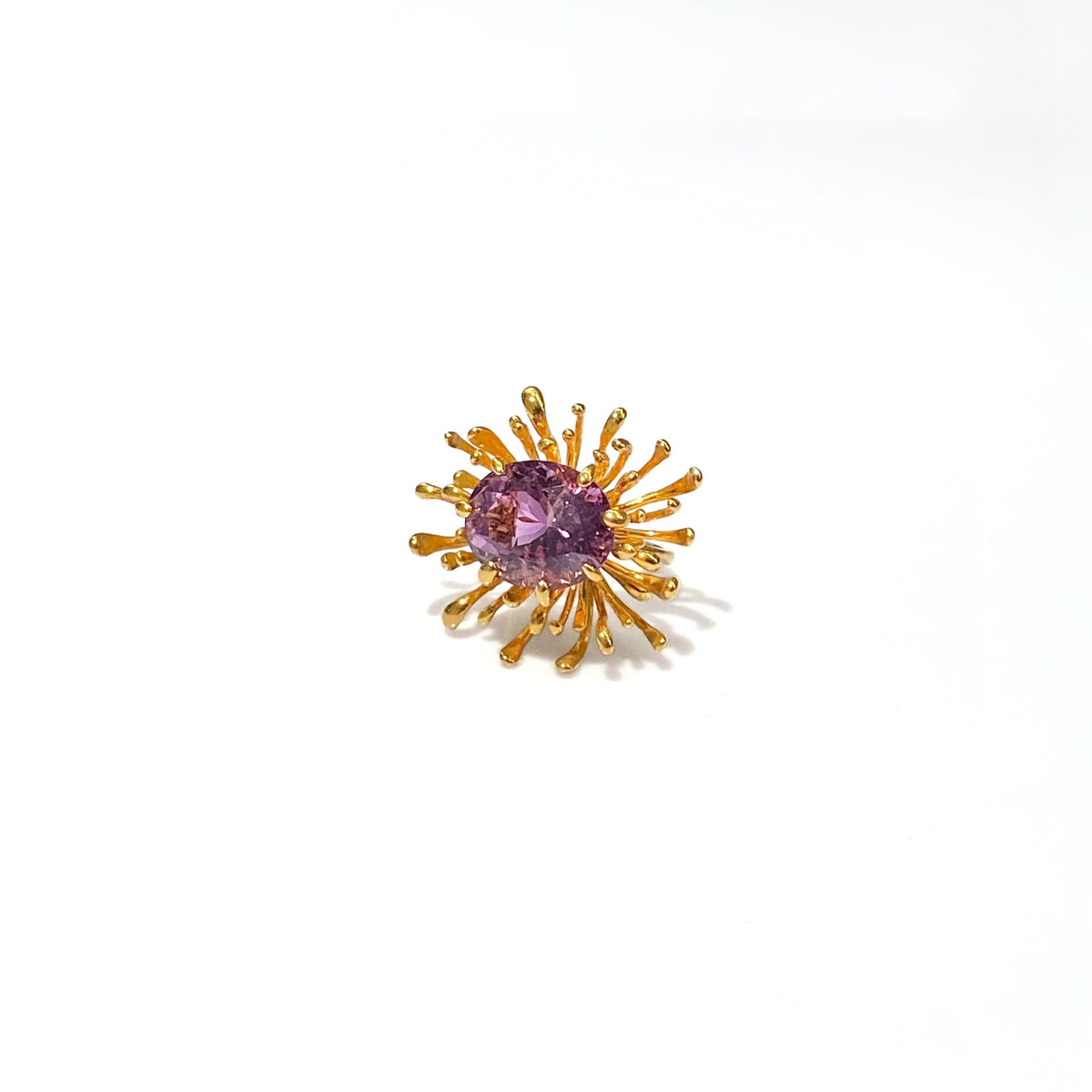 CHRYSANTH amethyst 10K gold ring by Duong Jewelry
#color_22k-yellow-gold