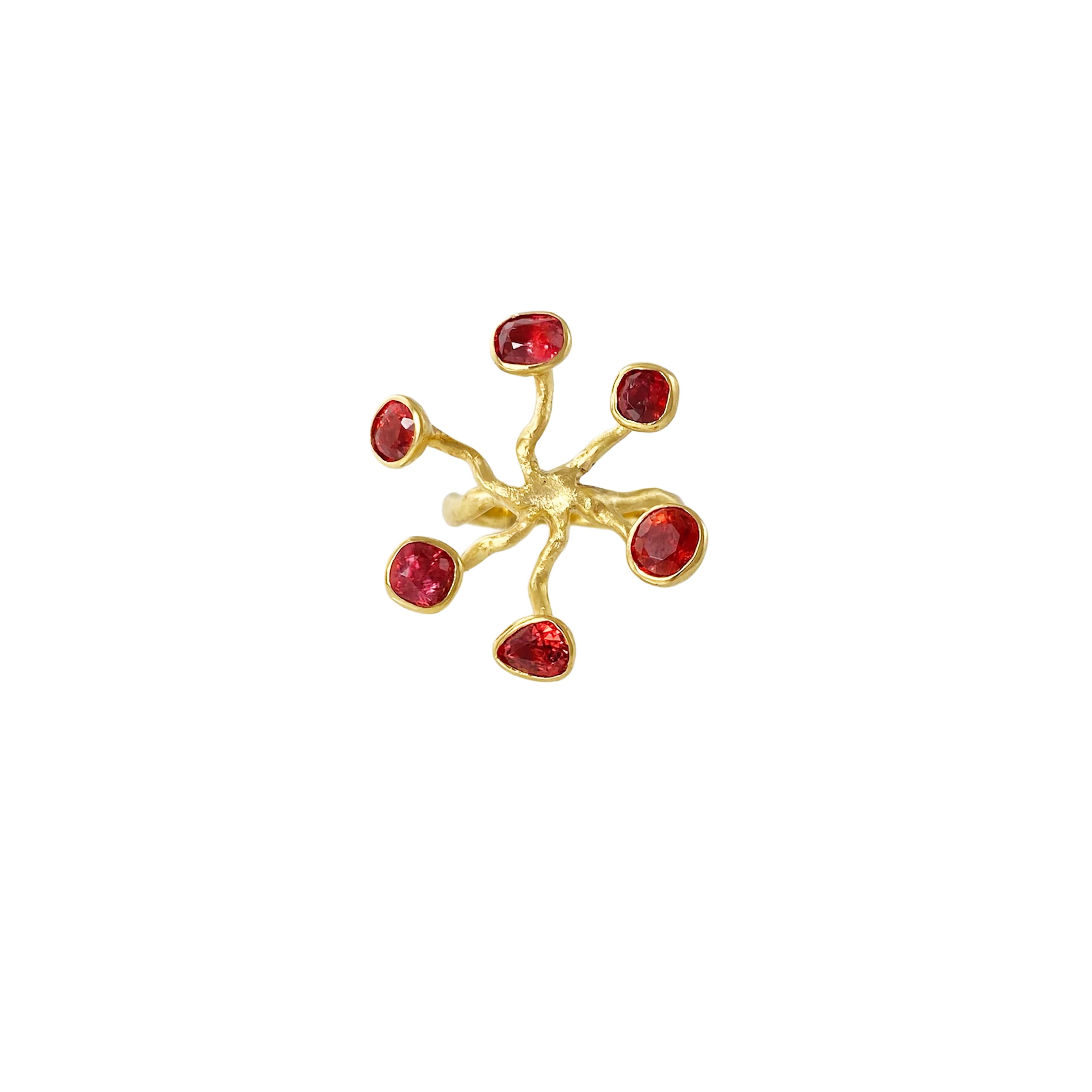 BABY MIA red spinel 18K gold ring
#color_22k-yellow-gold
