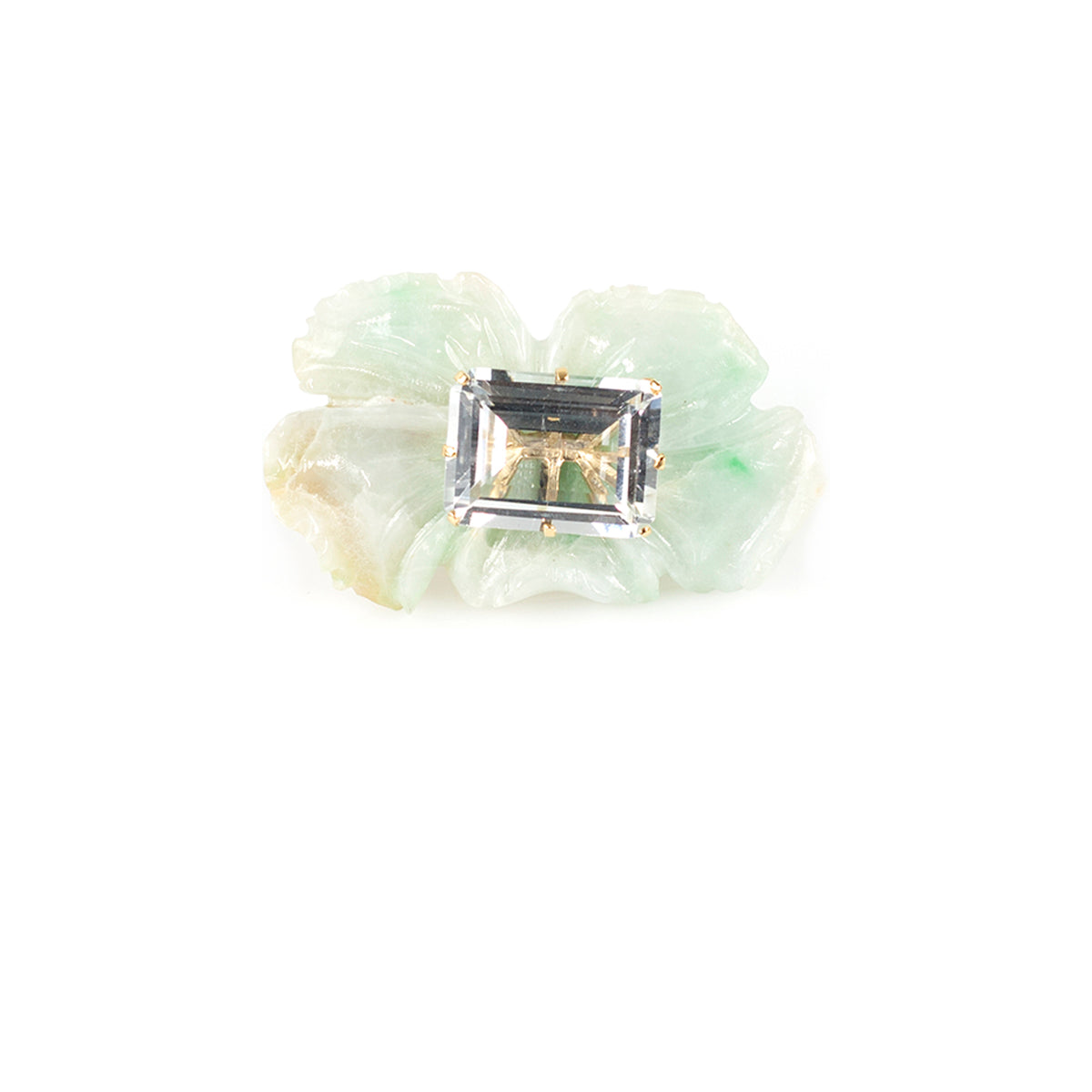 PETALE’A burmese jadeite & topaz 10K gold ring by Duong Jewelry
#color_22k-yellow-gold