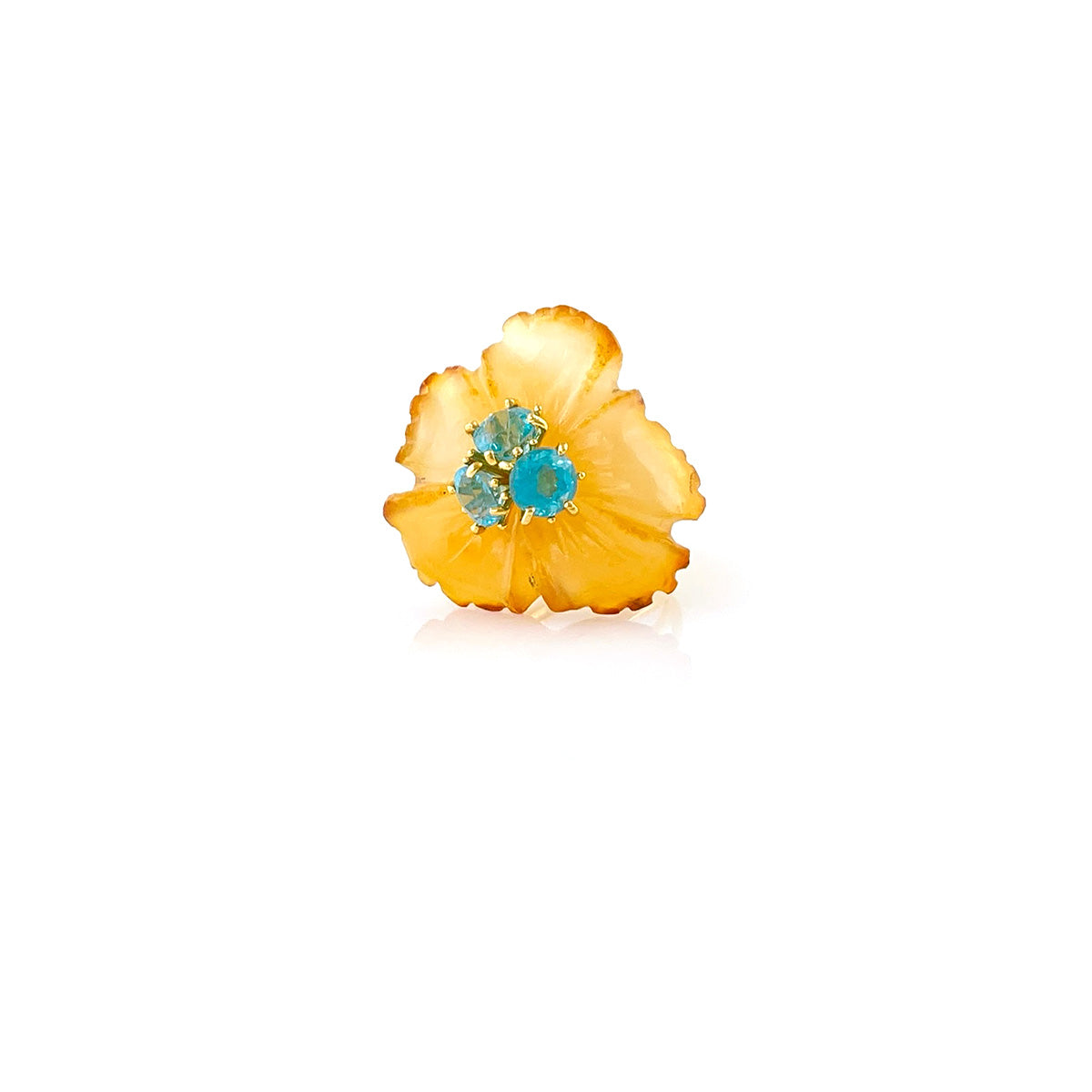 PETALE’A PASSION agate & apatite 10K gold ring by Duong Jewelry
#color_22k-yellow-gold