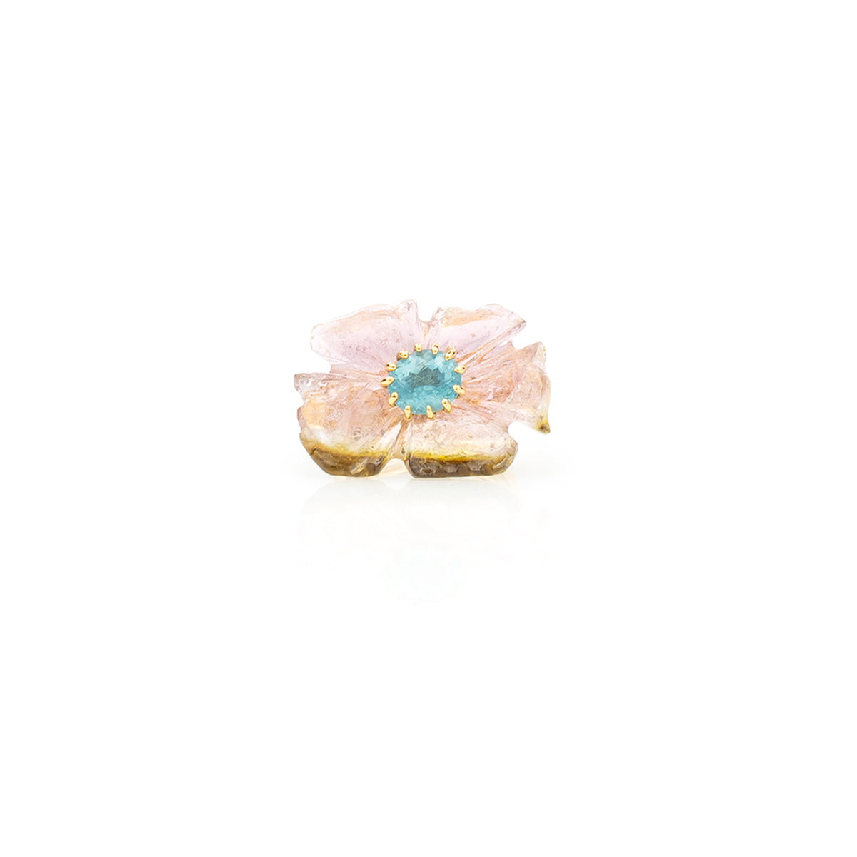 PETALE’A PASSION tourmaline, apatite sterling silver & 9K gold ring by Duong Jewelry
#color_22k-yellow-gold
