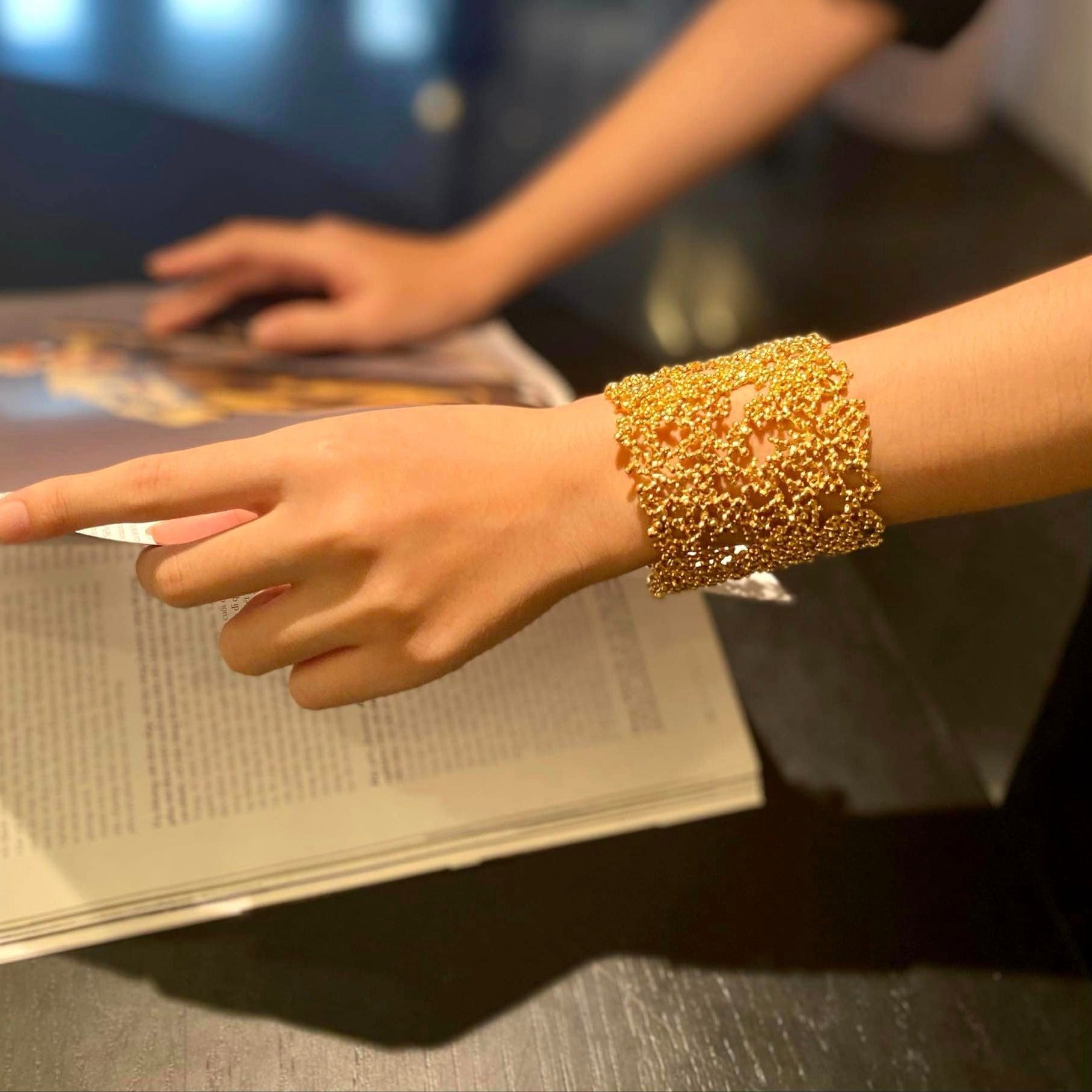 ROCIO brass cuff