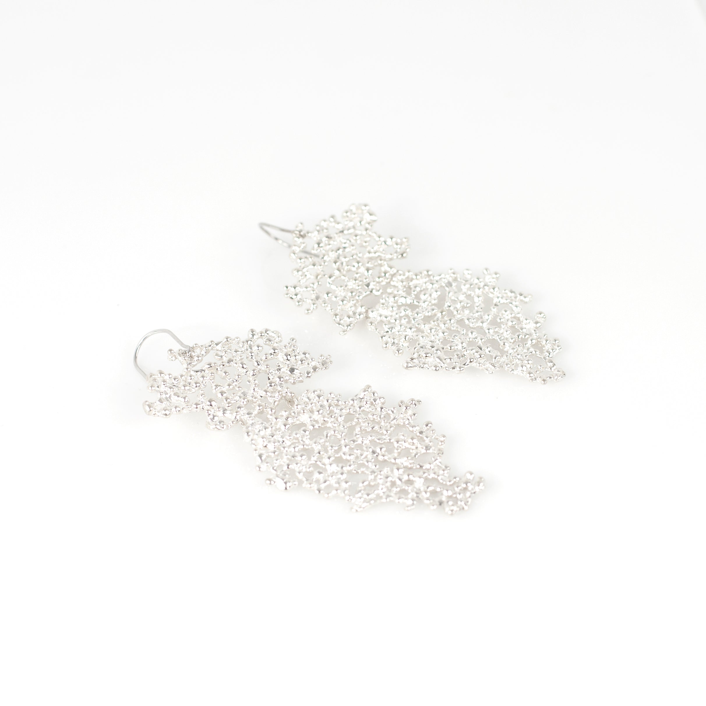 ROCIO DOUBLE sterling silver earrings by Duong Jewelry
#color_no-plating