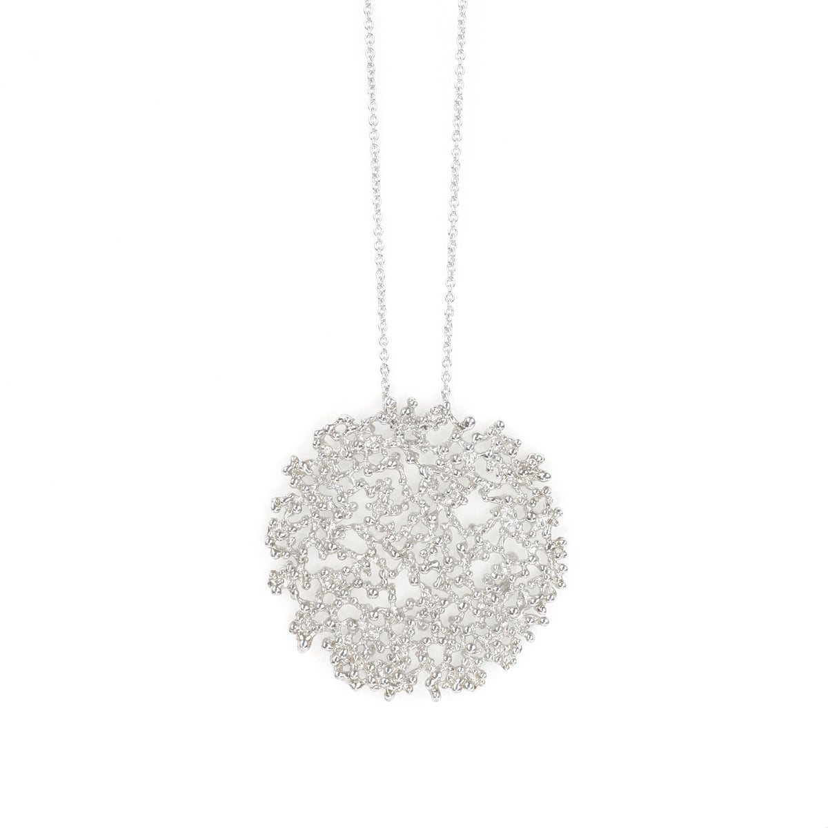ROCIO ROUND sterling silver pendant by Duong Jewelry
#color_no-plating