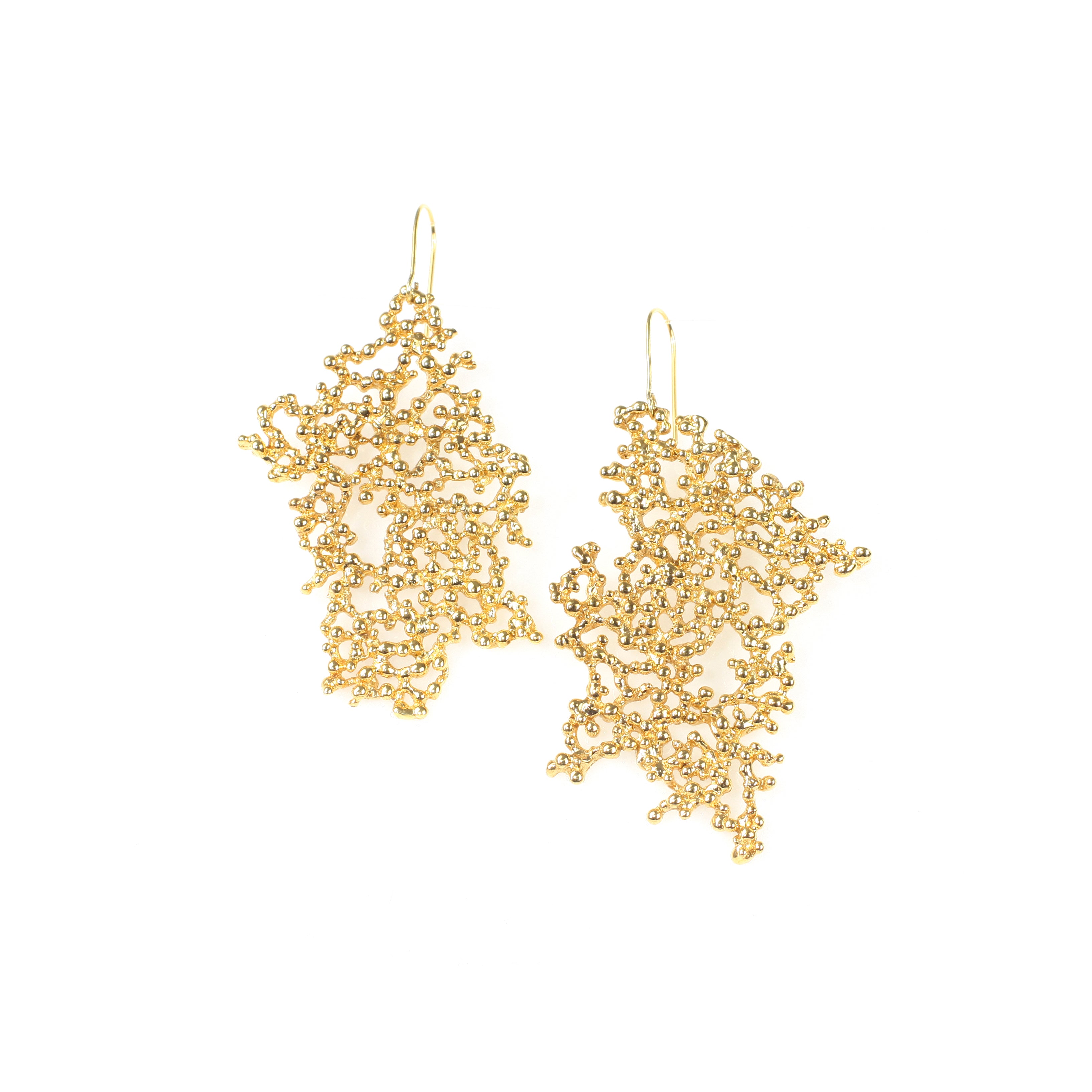 ROCIO SINGLE brass earrings by Duong Jewelry
#color_22k-yellow-gold
