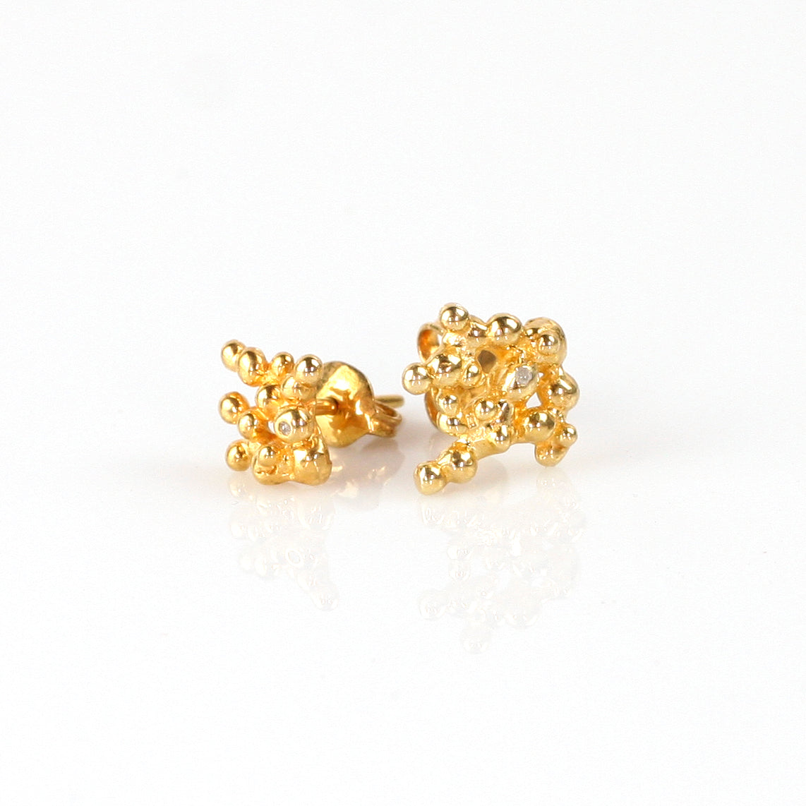 ROCIO TINY sterling silver earrings by Duong Jewelry
#color_22k-yellow-gold