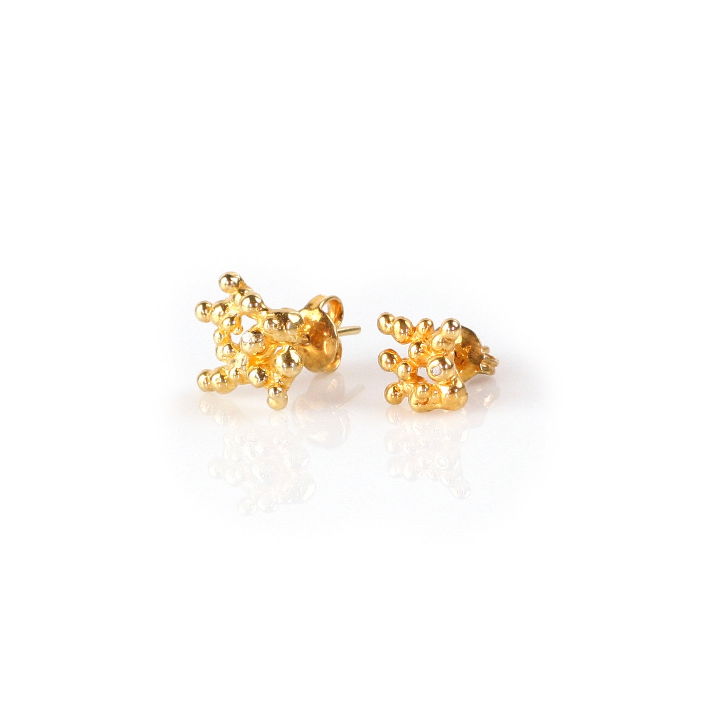 ROCIO TINY sterling silver earrings by Duong Jewelry
#color_22k-yellow-gold