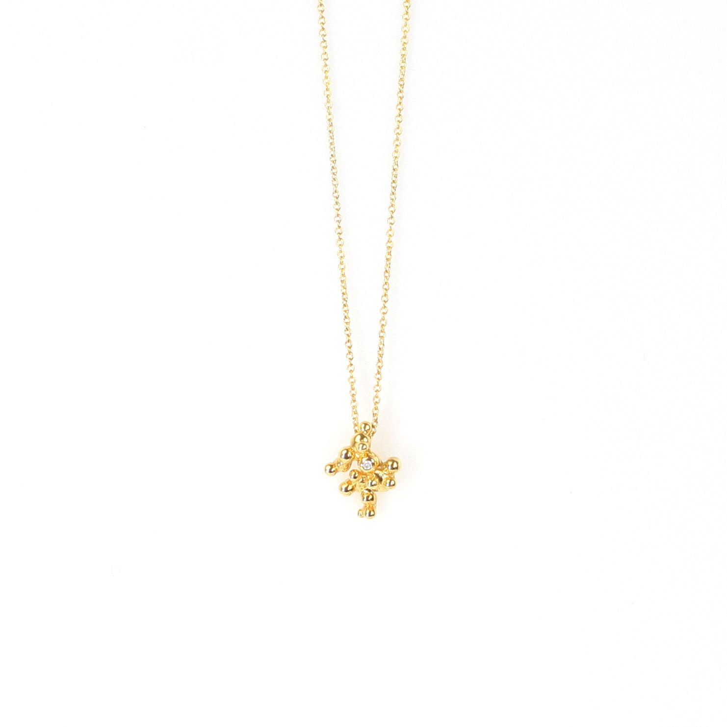 ROCIO TINY sterling silver pendant by Duong Jewelry
#color_22k-yellow-gold