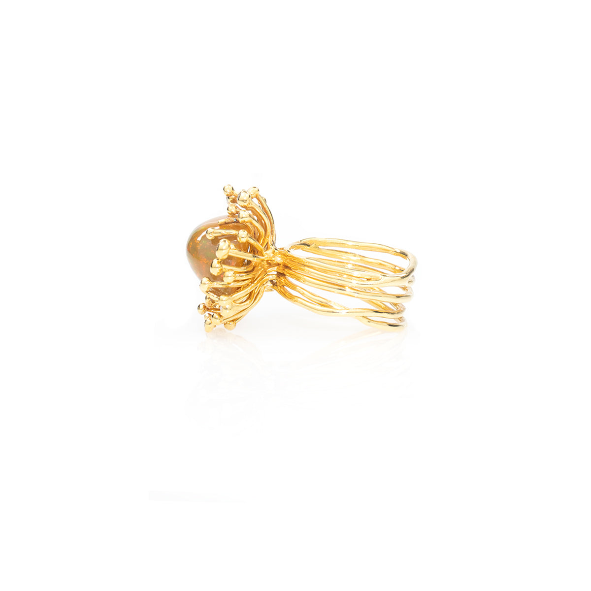 STAMI crystal opal & diamond 10K gold ring by Duong Jewelry
#color_22k-yellow-gold
