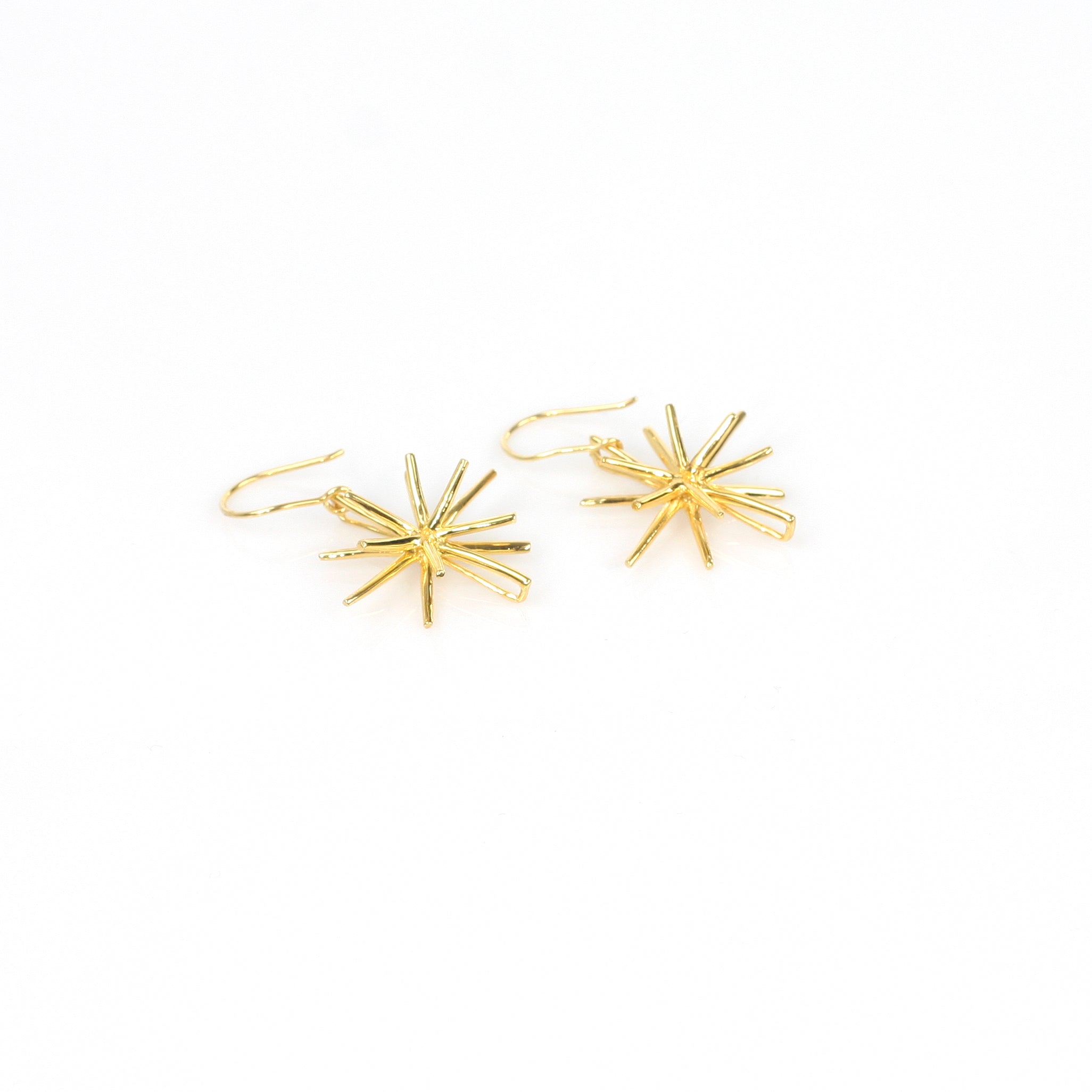 STARDOM SINGLE HOOK sterling silver earrings by Duong Jewelry
#color_22k-yellow-gold