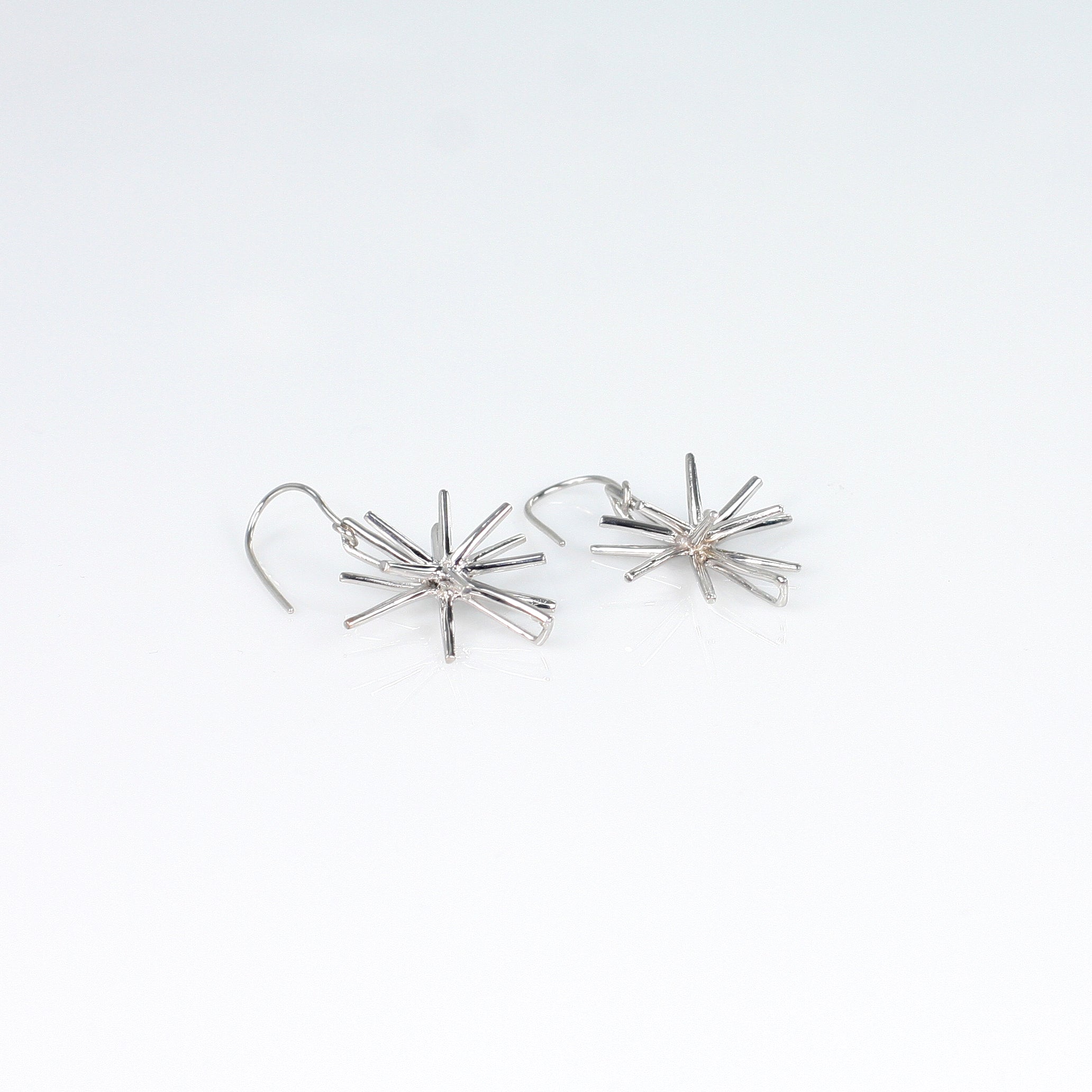 STARDOM SINGLE HOOK sterling silver earrings by Duong Jewelry
#color_no-plating