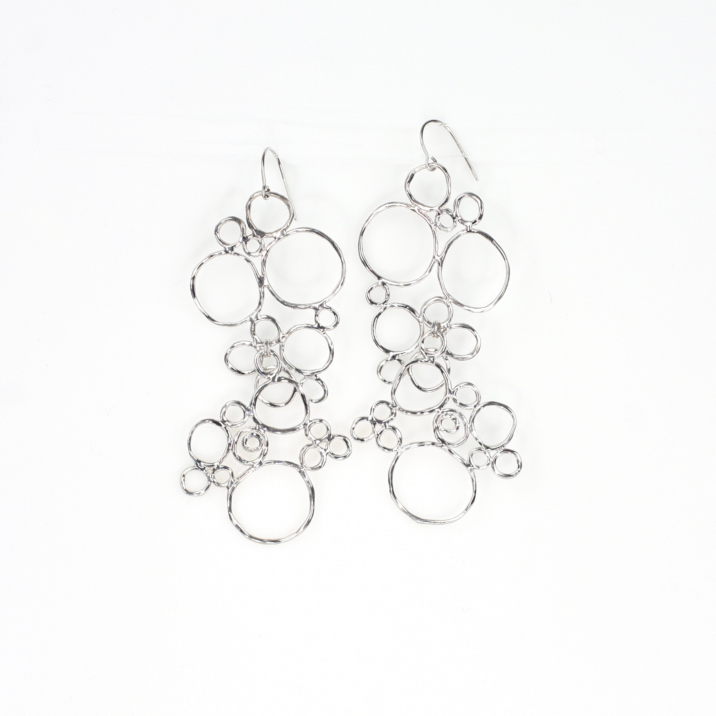 BUBBLE PLAIN sterling silver earrings by Duong Jewelry
#color_no-plating