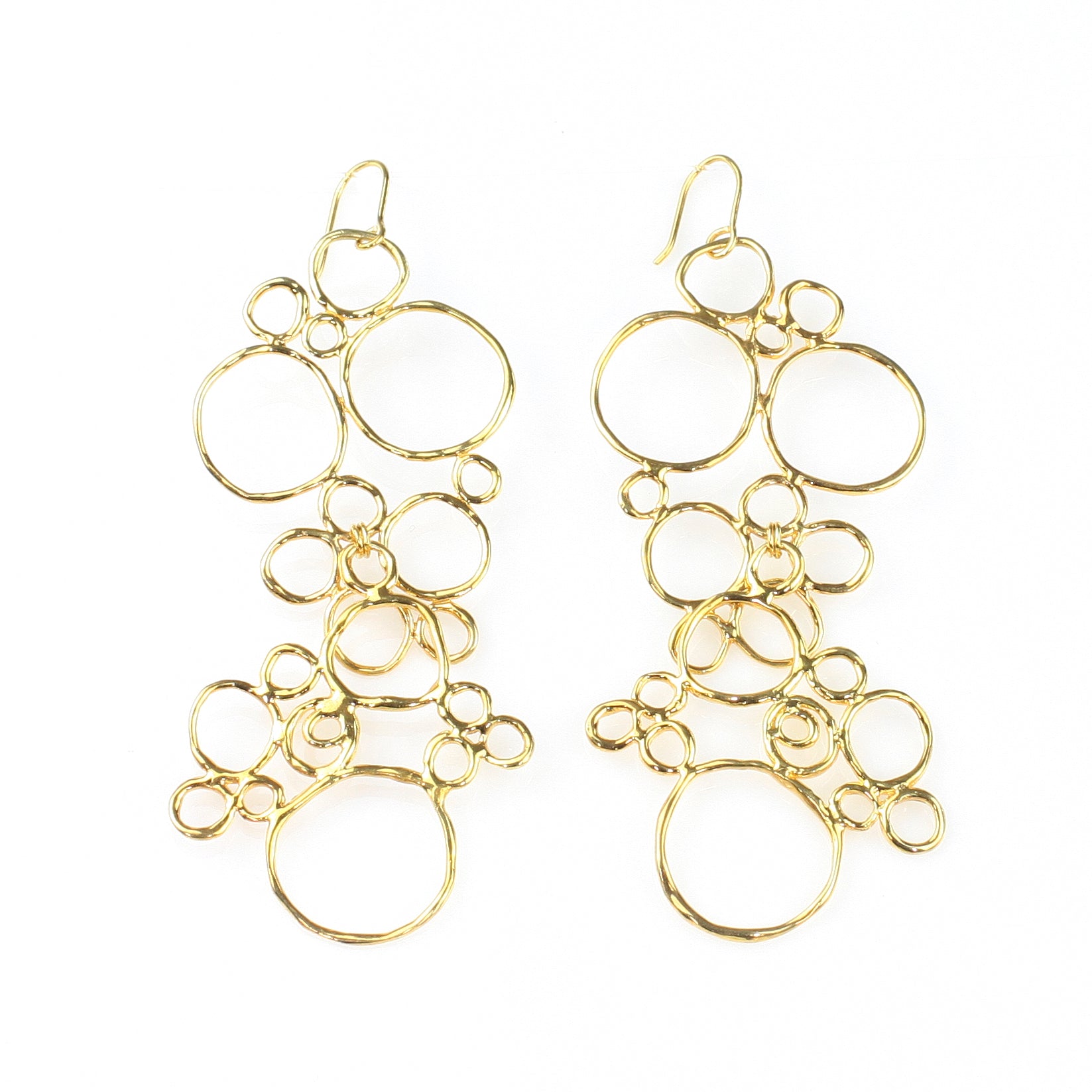 BUBBLE PLAIN sterling silver earrings by Duong Jewelry
#color_22k-yellow-gold