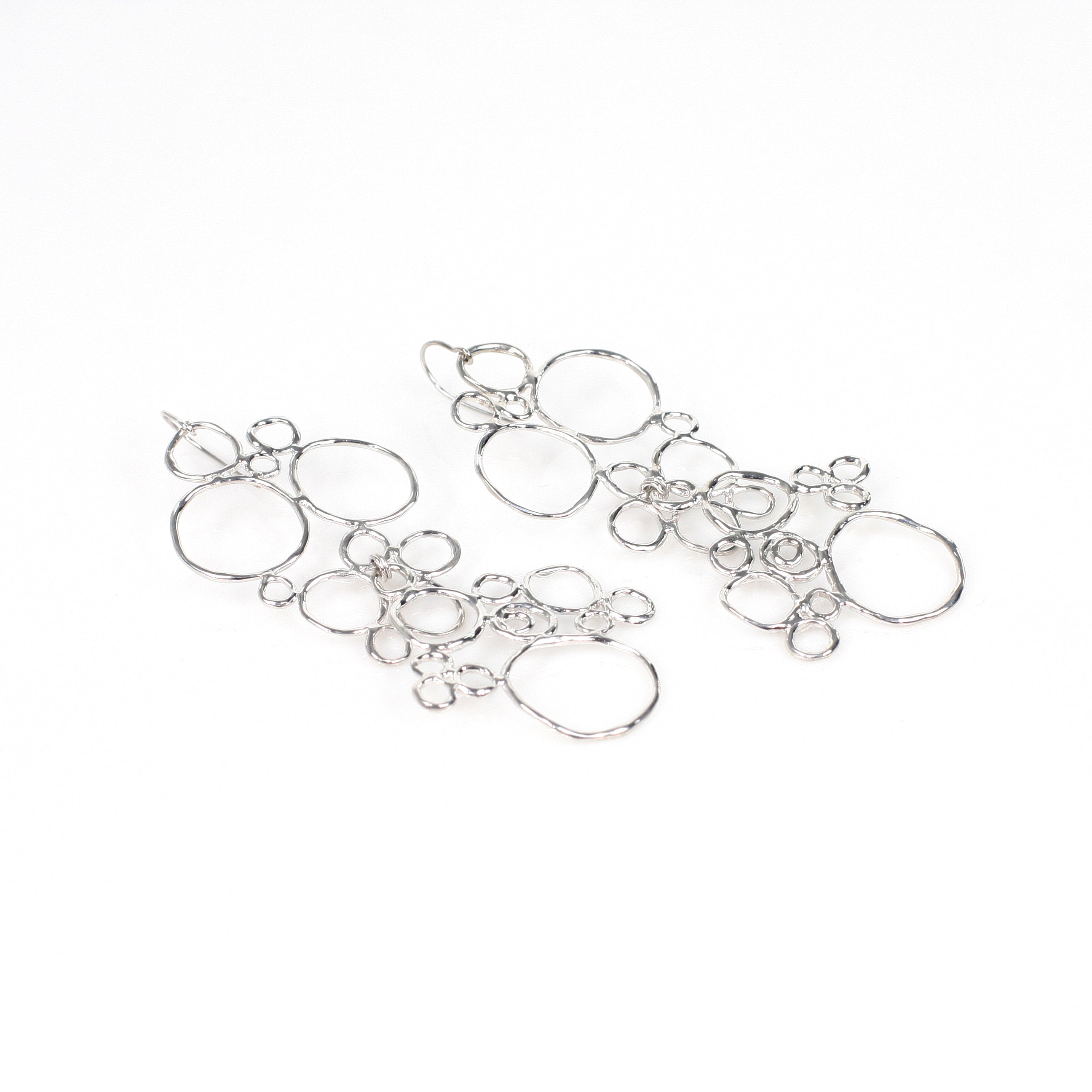 BUBBLE PLAIN sterling silver earrings by Duong Jewelry
#color_no-plating