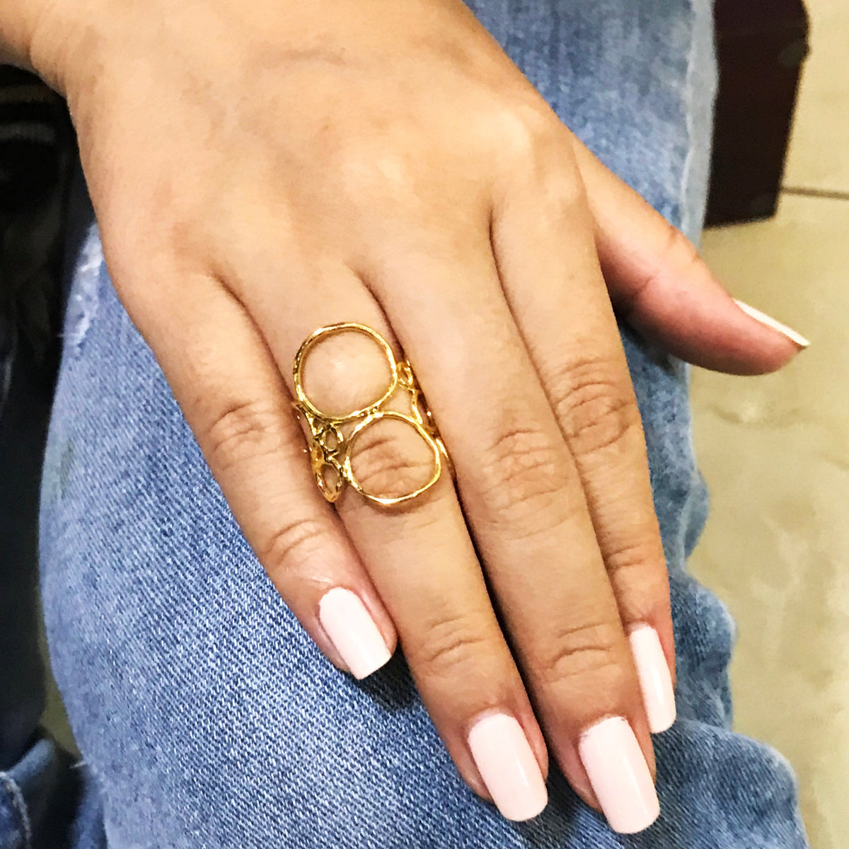 BUBBLE PLAIN silver ring