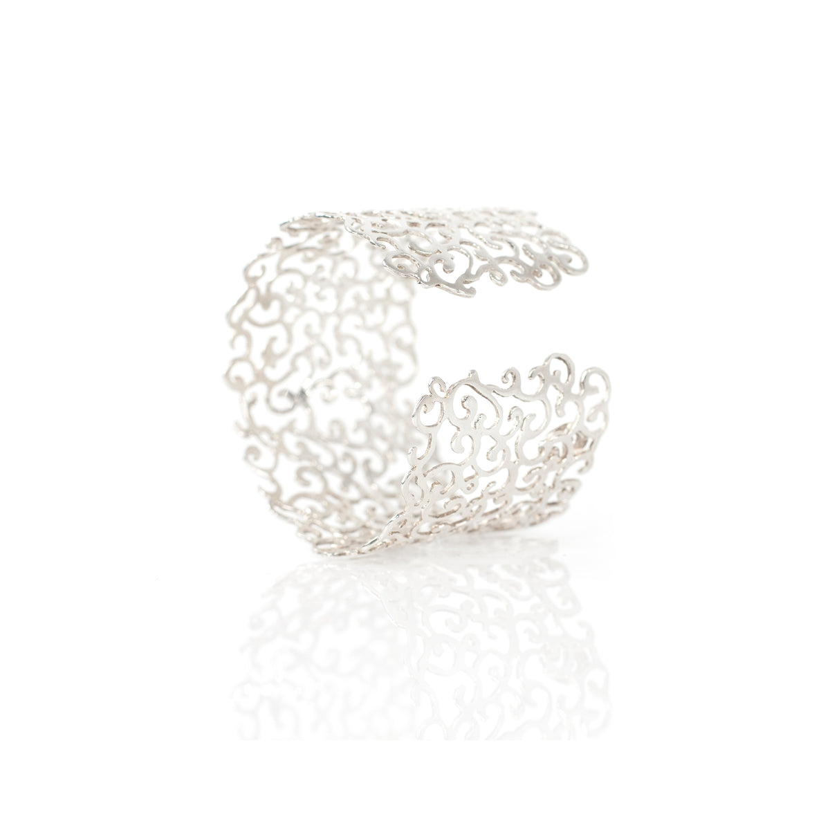 CHARMING ORIENT CUT OUT MIDI sterling silver cuff by Duong Jewelry
#color_no-plating
