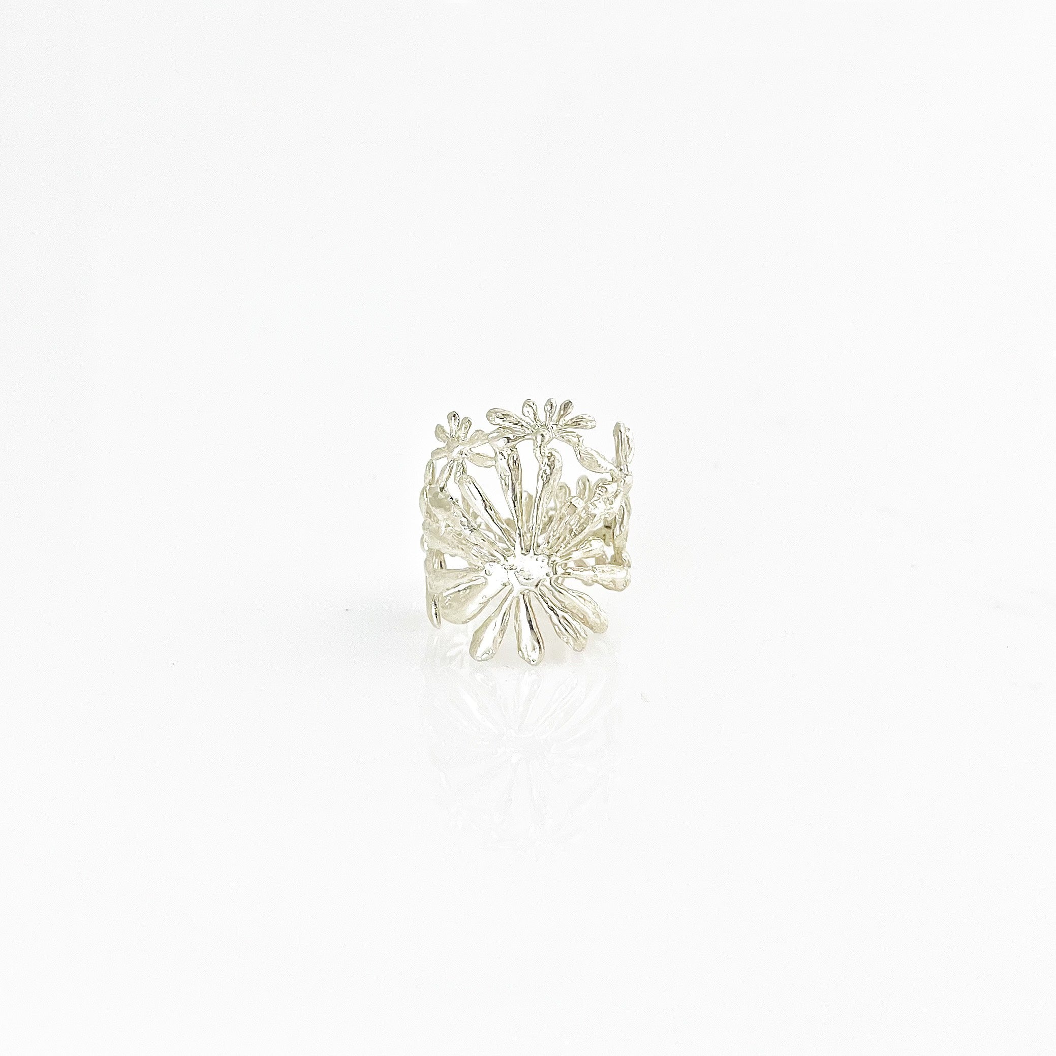 DAISY sterling silver ring by Duong Jewelry
#color_no-plating