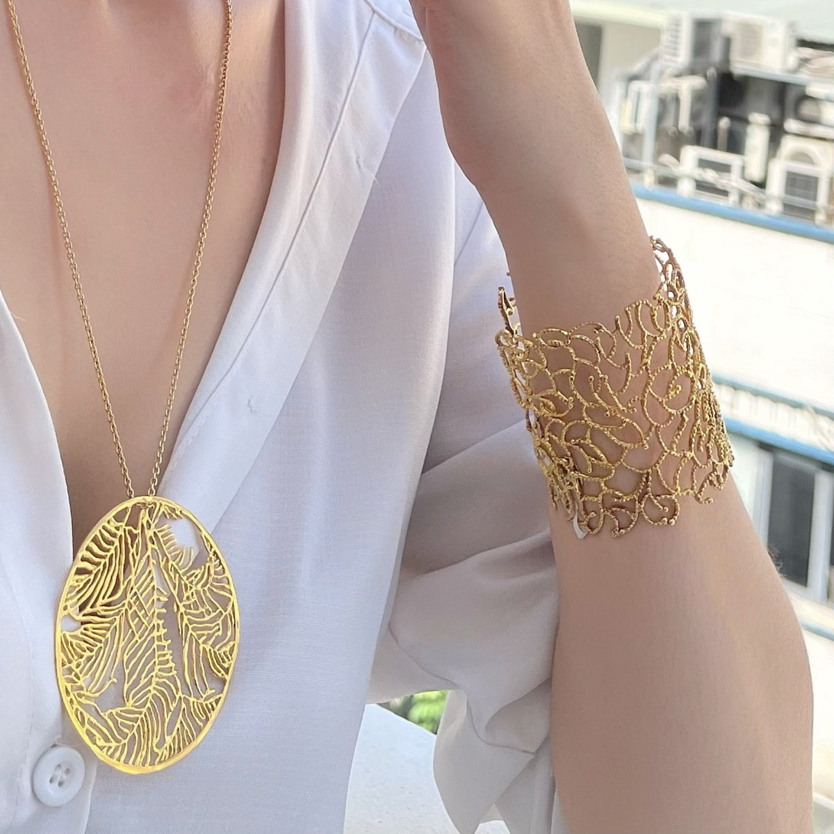 GLY GLY brass cuff
