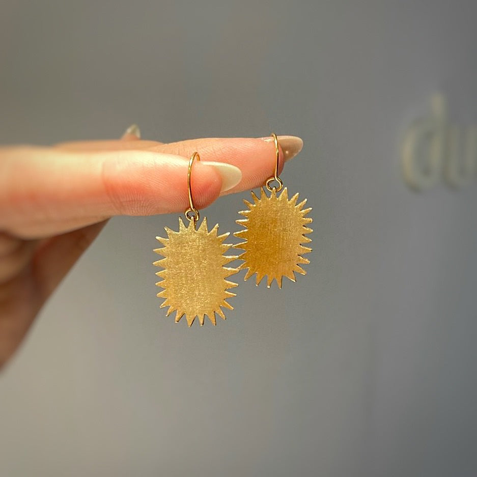 DURIAN SINGLE silver earrings