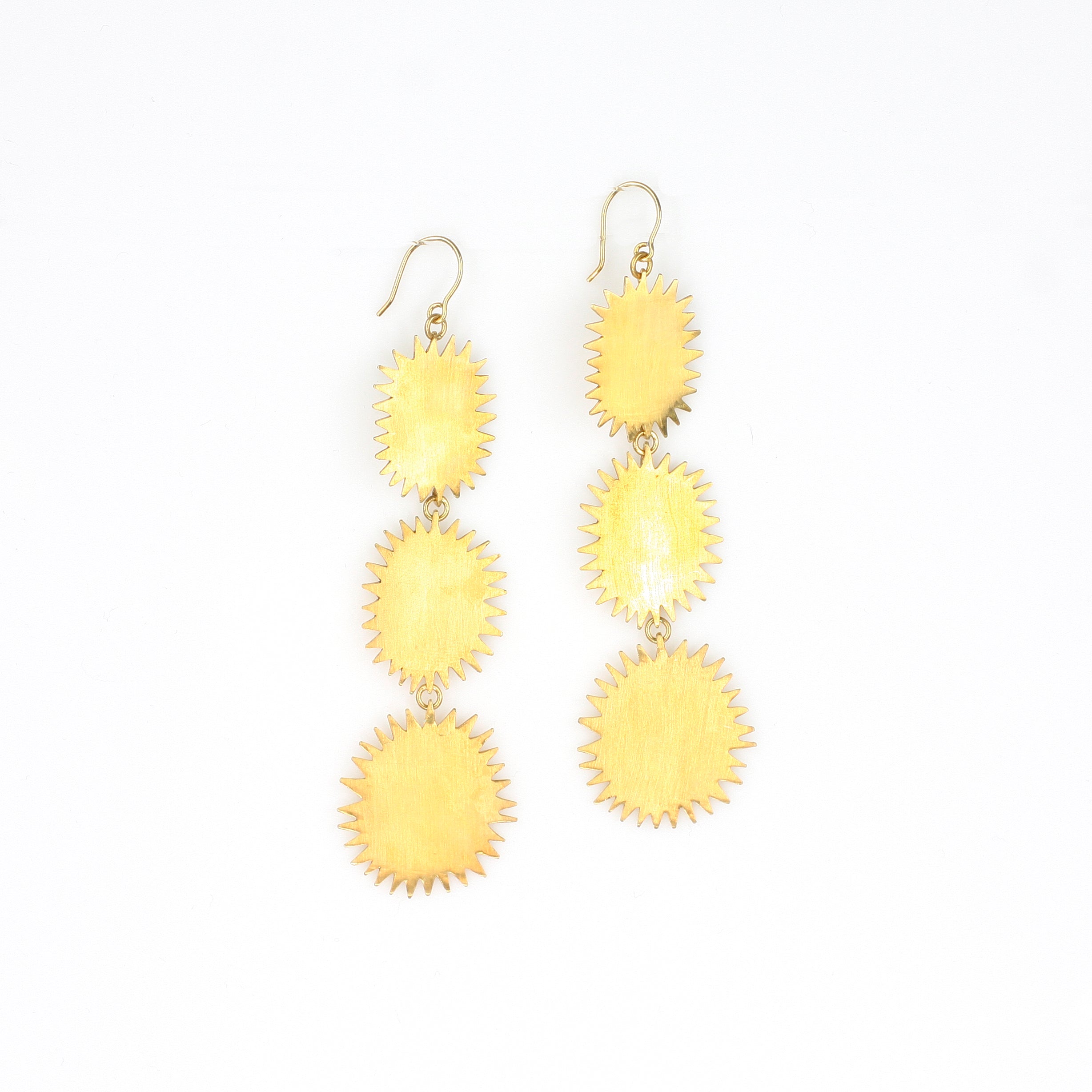 DURIAN sterling silver earrings by Duong Jewelry
#color_22k-yellow-gold