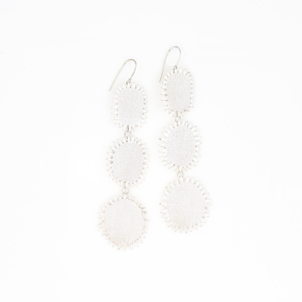 DURIAN sterling silver earrings by Duong Jewelry
#color_no-plating