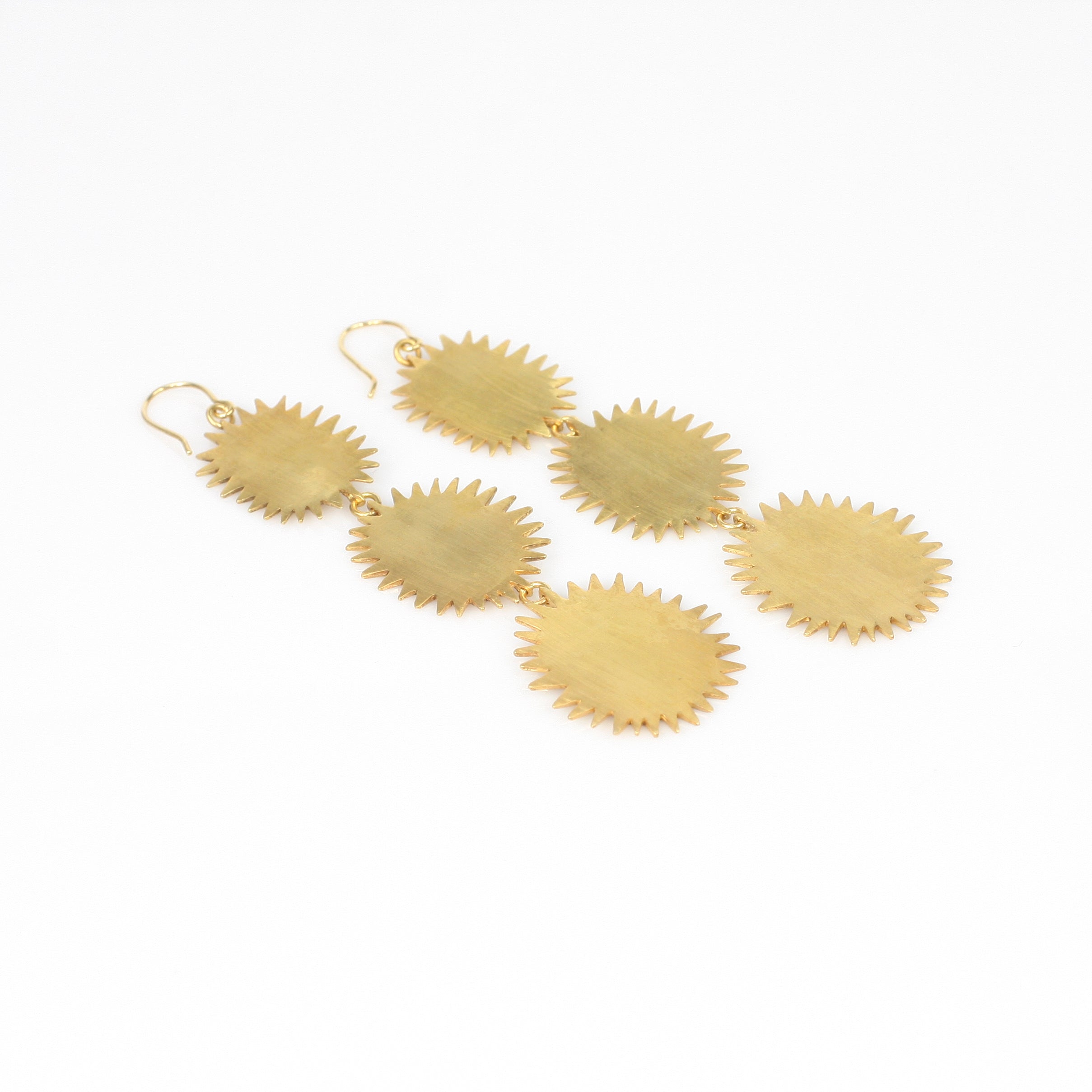 DURIAN sterling silver earrings by Duong Jewelry
#color_22k-yellow-gold