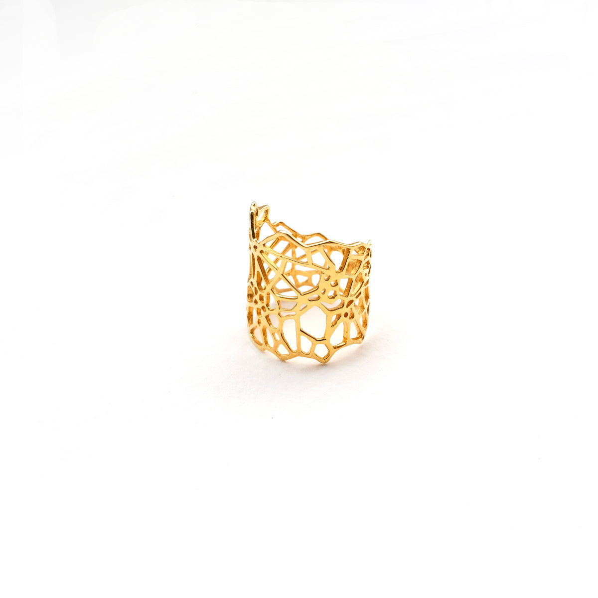 FUJI sterling silver ring by Duong Jewelry
#color_22k-yellow-gold