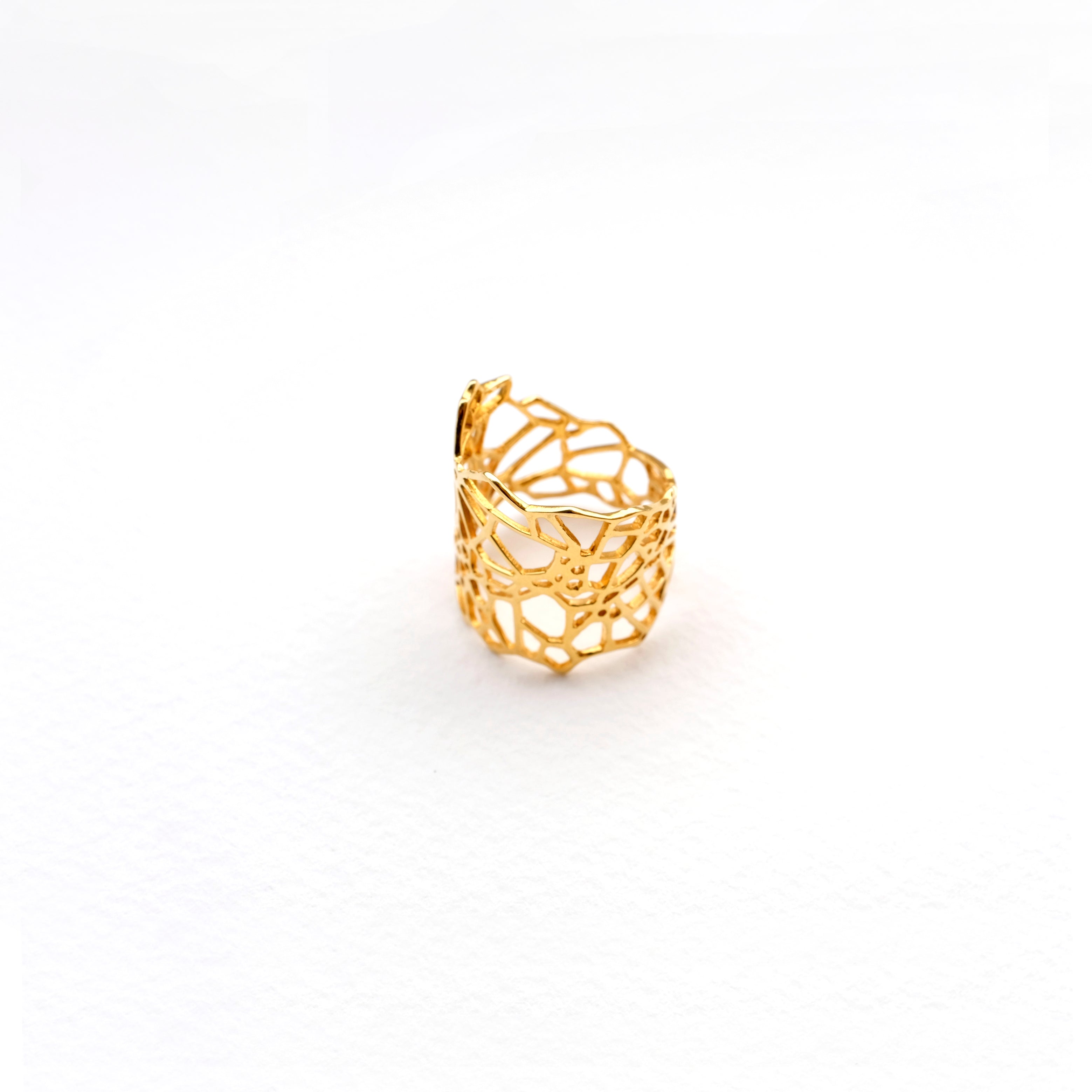 FUJI sterling silver ring by Duong Jewelry
#color_22k-yellow-gold
