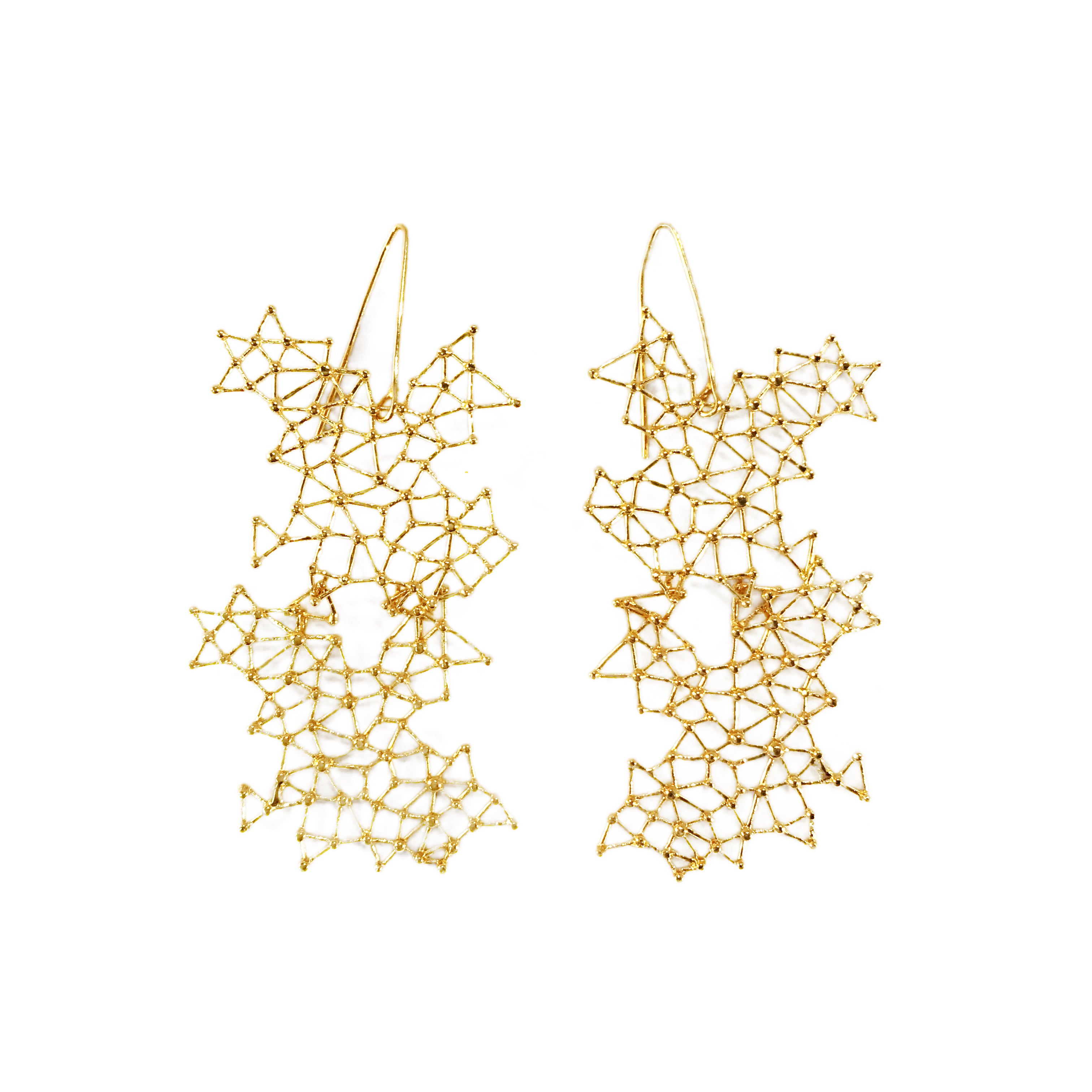 GALAXUS brass earrings by Duong Jewelry
#color_22k-yellow-gold
