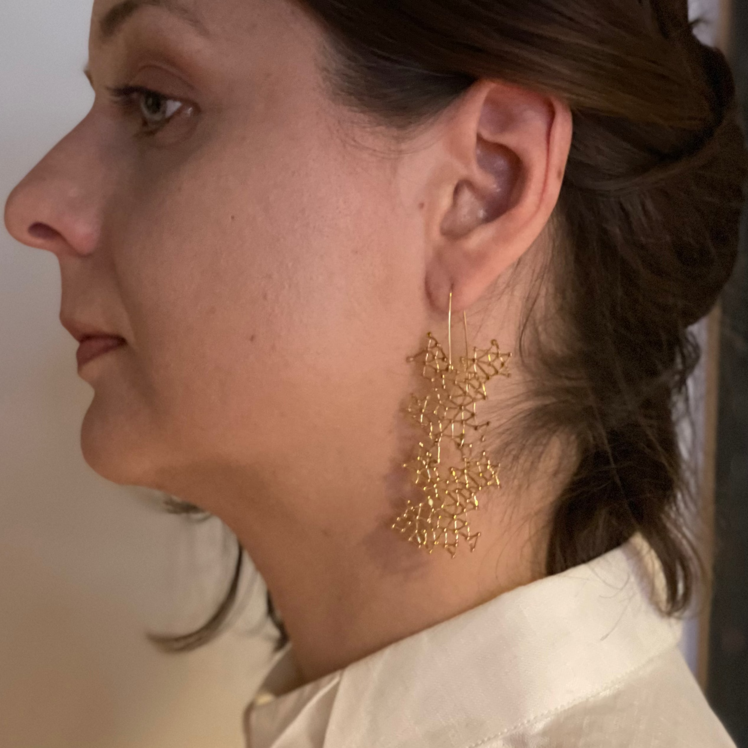 GALAXUS brass earrings