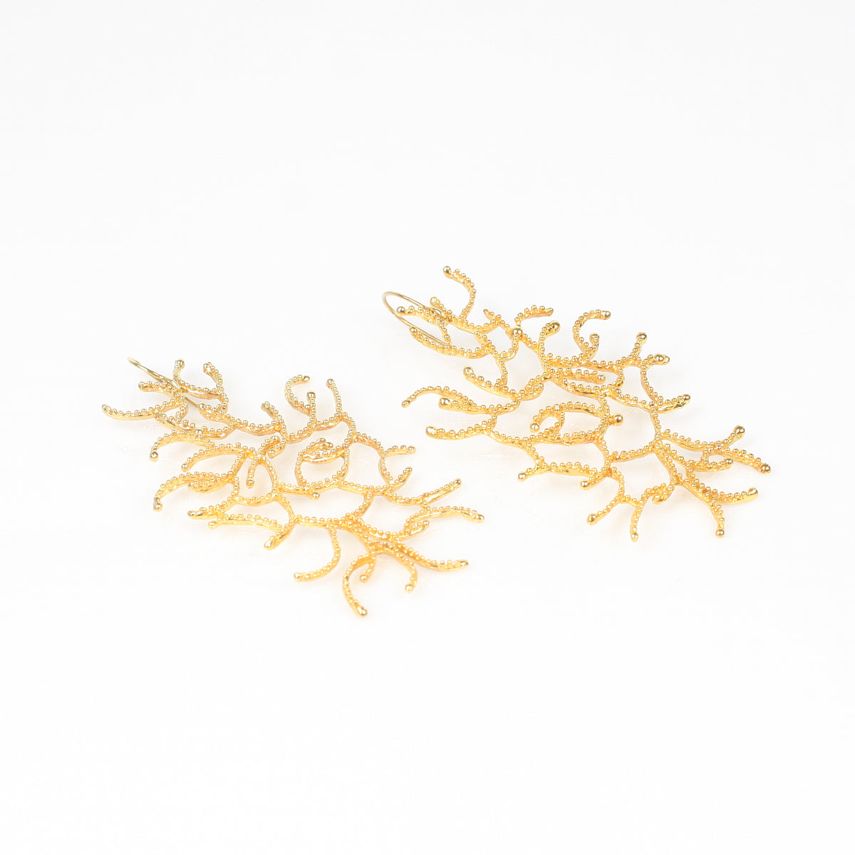 GLY GLY brass earrings by Duong Jewelry
#color_22k-yellow-gold
