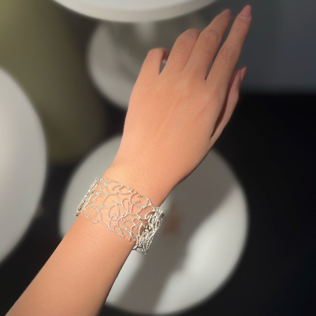 GLY GLY MIDI silver cuff