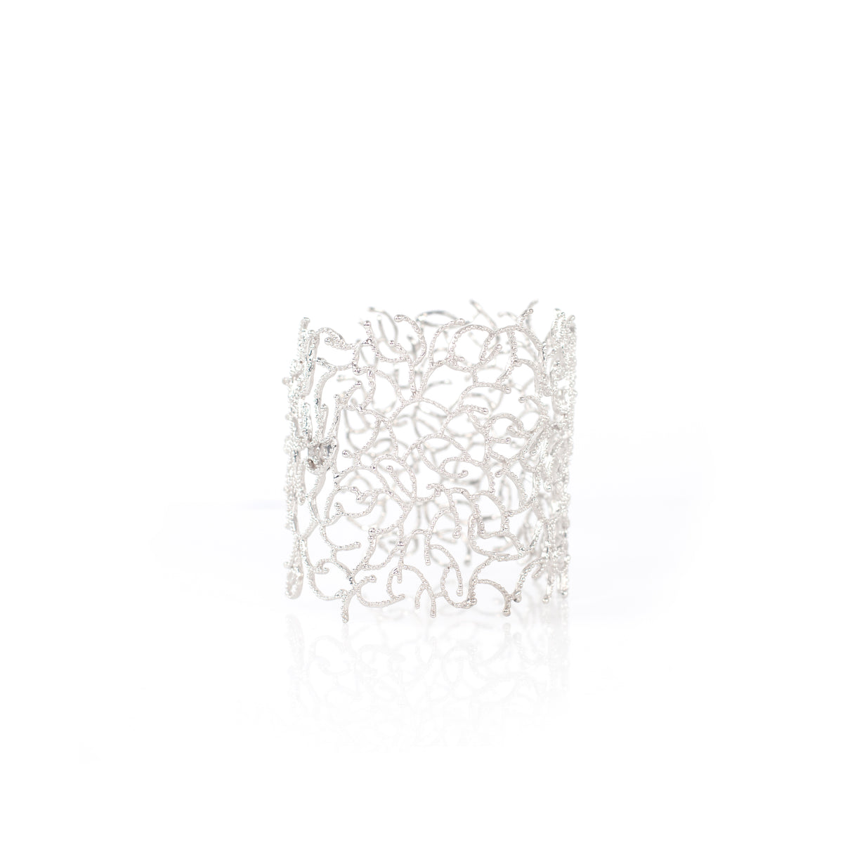GLY GLY sterling silver cuff by Duong Jewelry
#color_no-plating