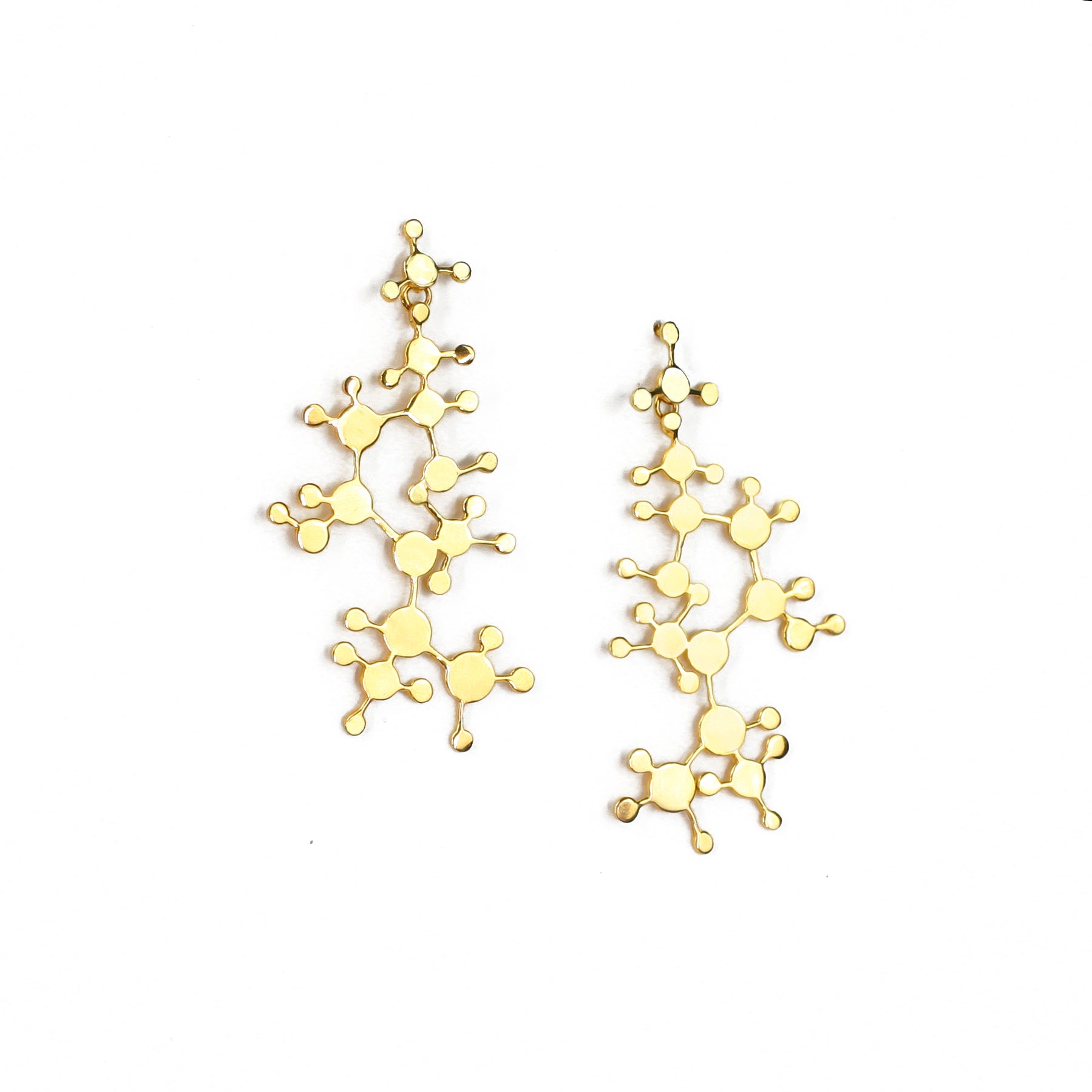 HAPPY MOLY PLAIN sterling silver earrings by Duong Jewelry
#color_22k-yellow-gold